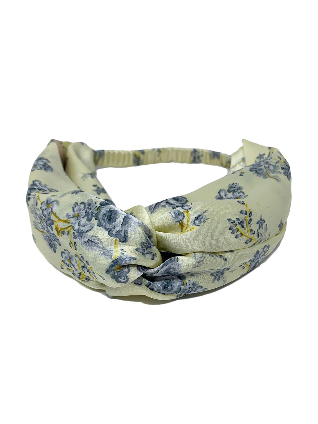 Mint & Oak Women Cream-Coloured & Blue Hairband-image-4