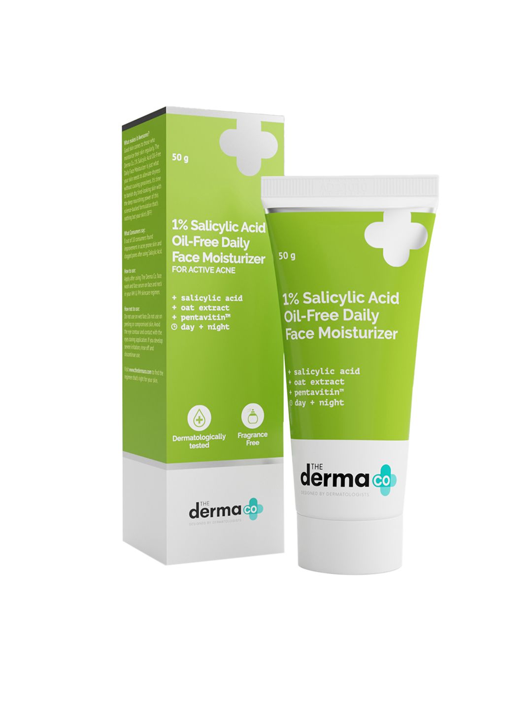 The Derma co. 1% Salicylic Acid Oil-free Moisturizer With Oat Extract For Active Acne- 50g-picture-28