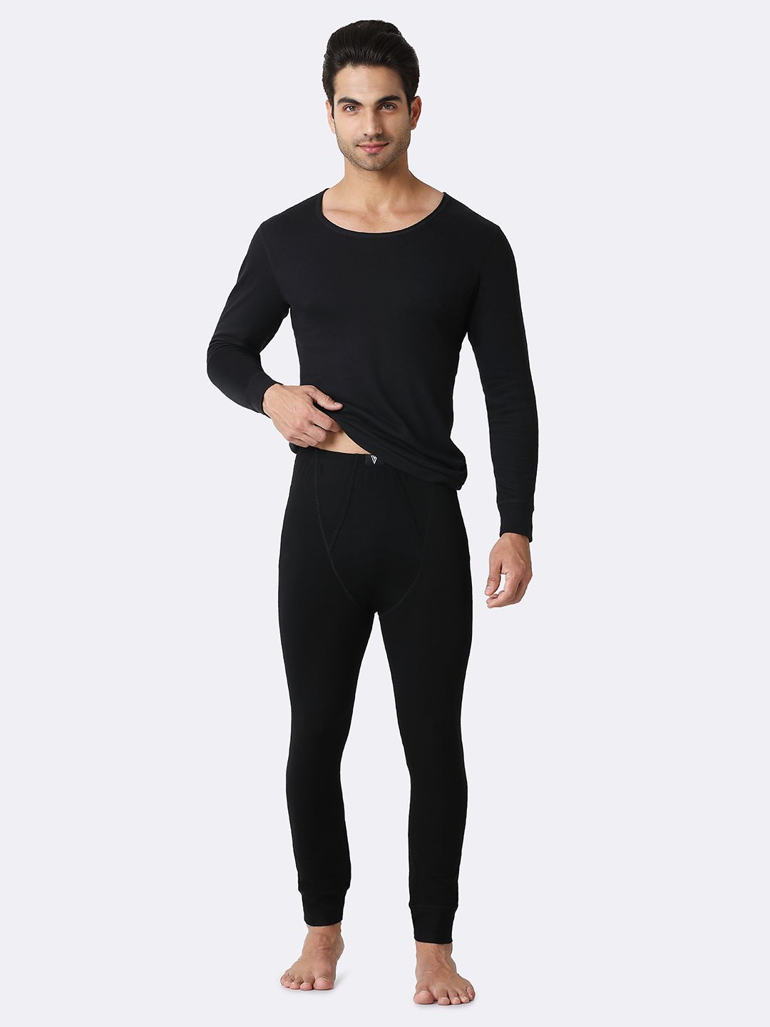 van heusen innerwear Van Heusen Men Solid Thermal Bottoms-picture-38