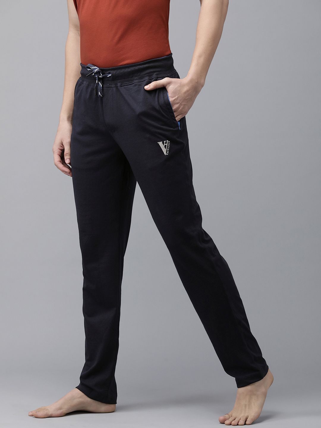 van heusen innerwear Van Heusen Athleisure Men Solid Smart Tech Easy Stain Release Track Pants-picture-36