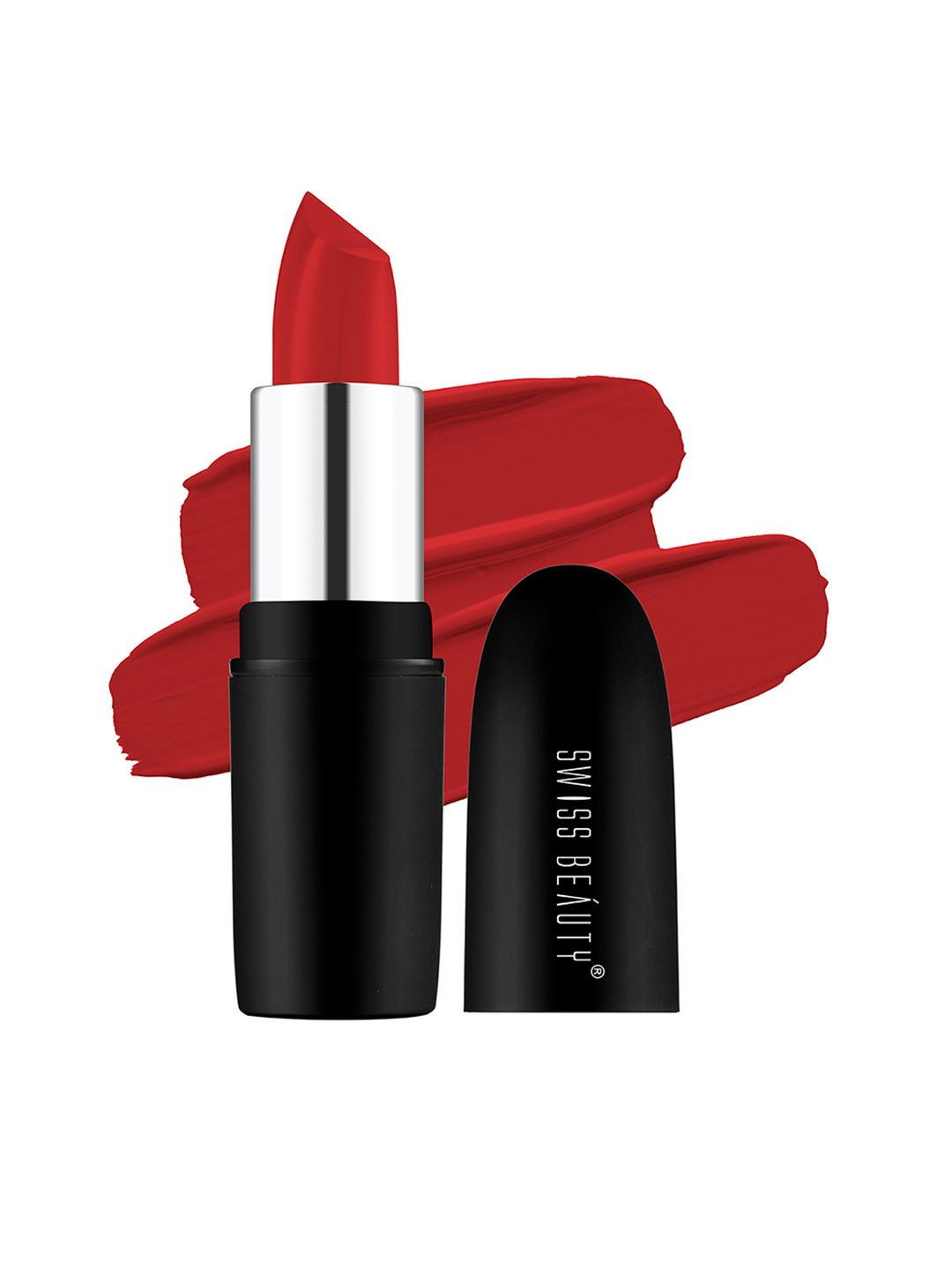 SWISS BEAUTY Pure Matte Lipstick - 221 Hot Red-image-24