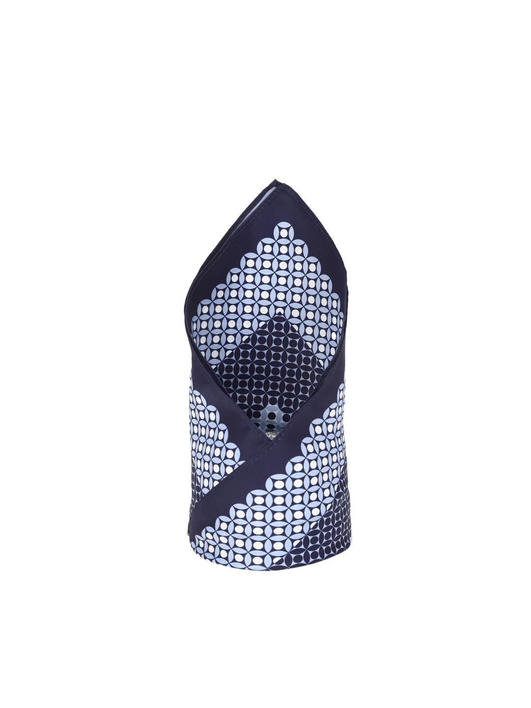 Peter England Men Blue & White Printed Microfibre Pocket Square-picture-37