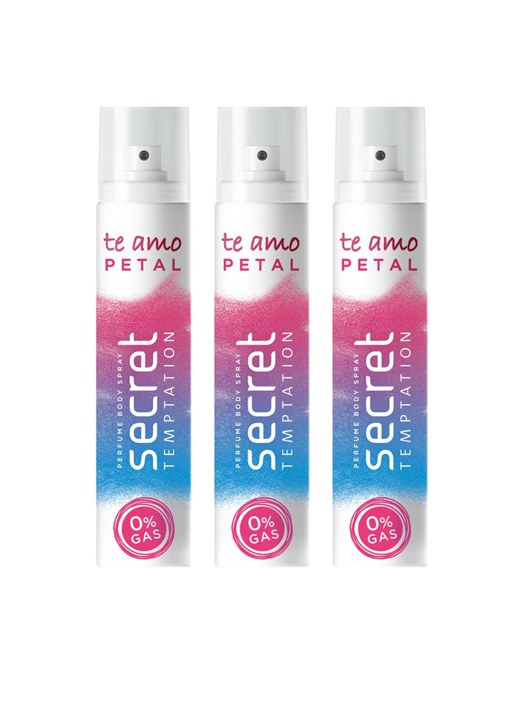Secret Temptation Women Set Of 3 Te Amo Petal No Gas Perfume Body Spray - 120ml-picture-33