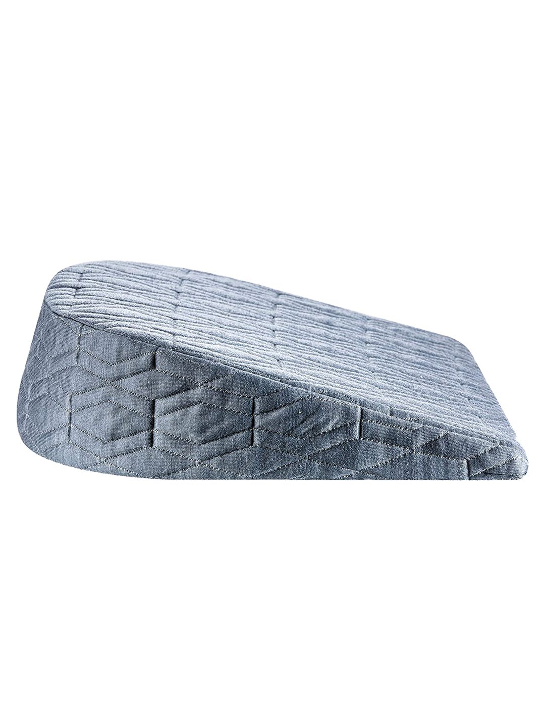 The White Willow Grey Solid Wedge Pregnancy Pillow-image-38