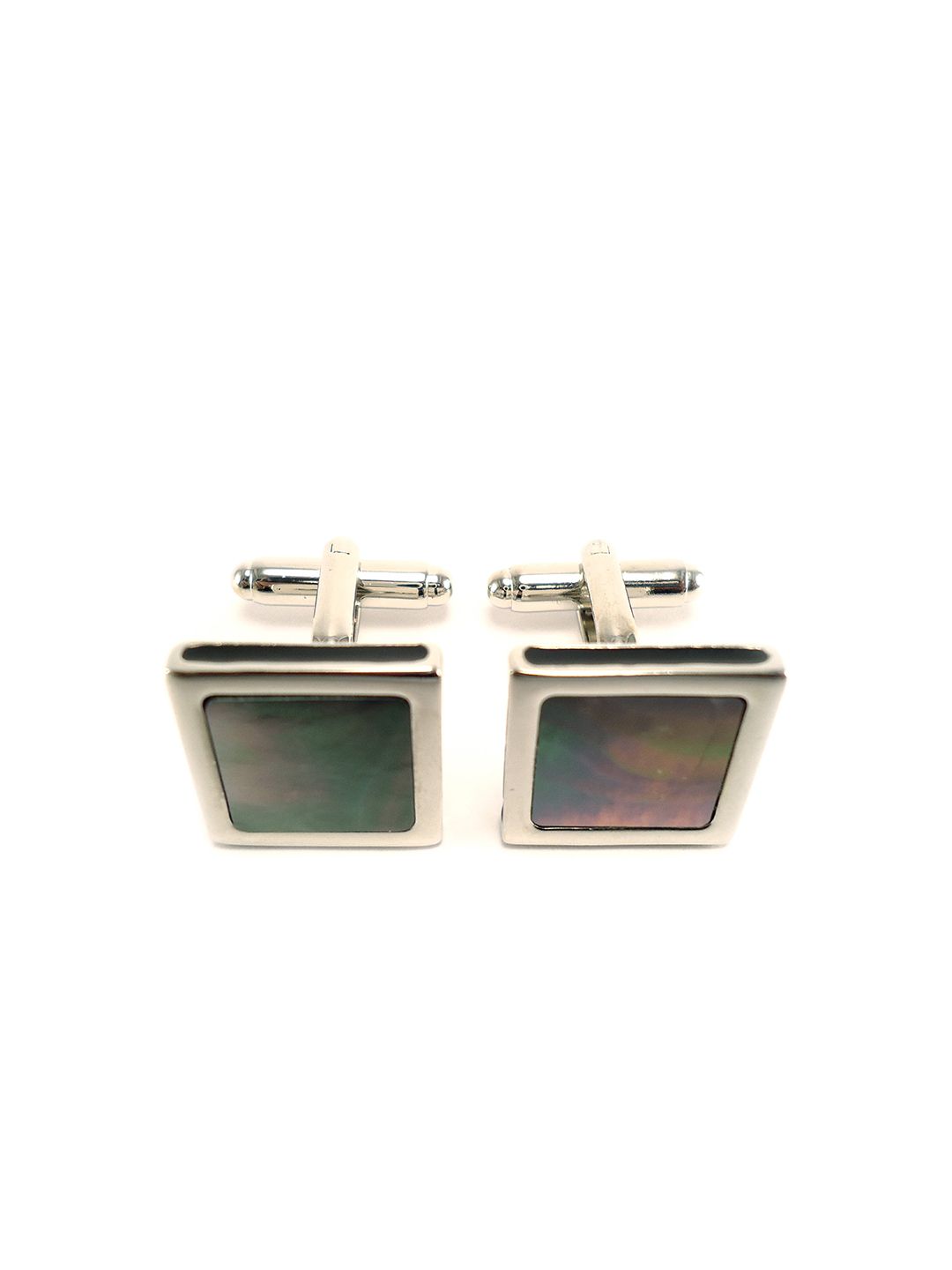 PELUCHE Gold-Toned & Brown Natural Abalone Shell Stone Cufflink-picture-56