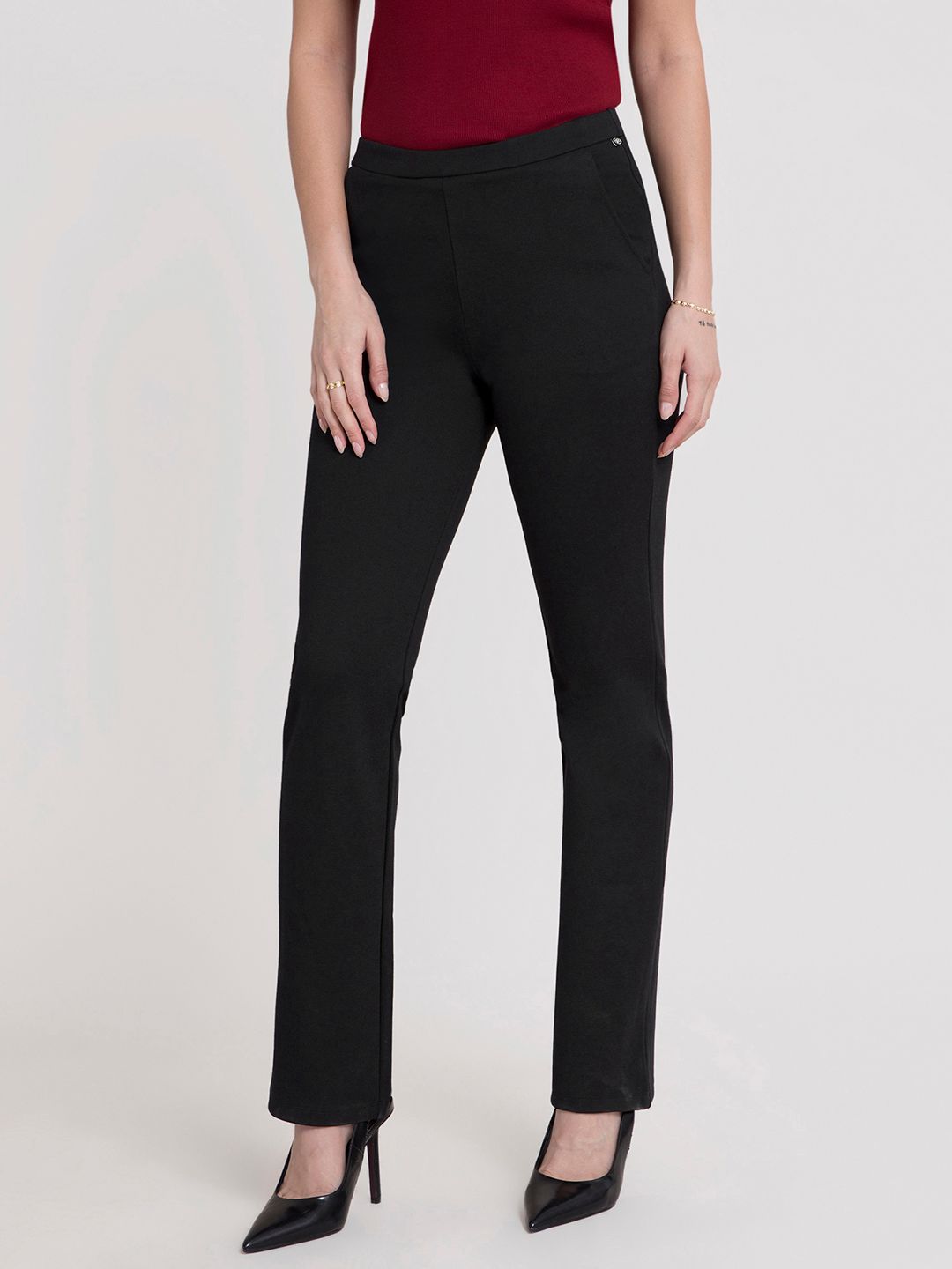 FableStreet LivIn Bootcut Trousers-picture-42
