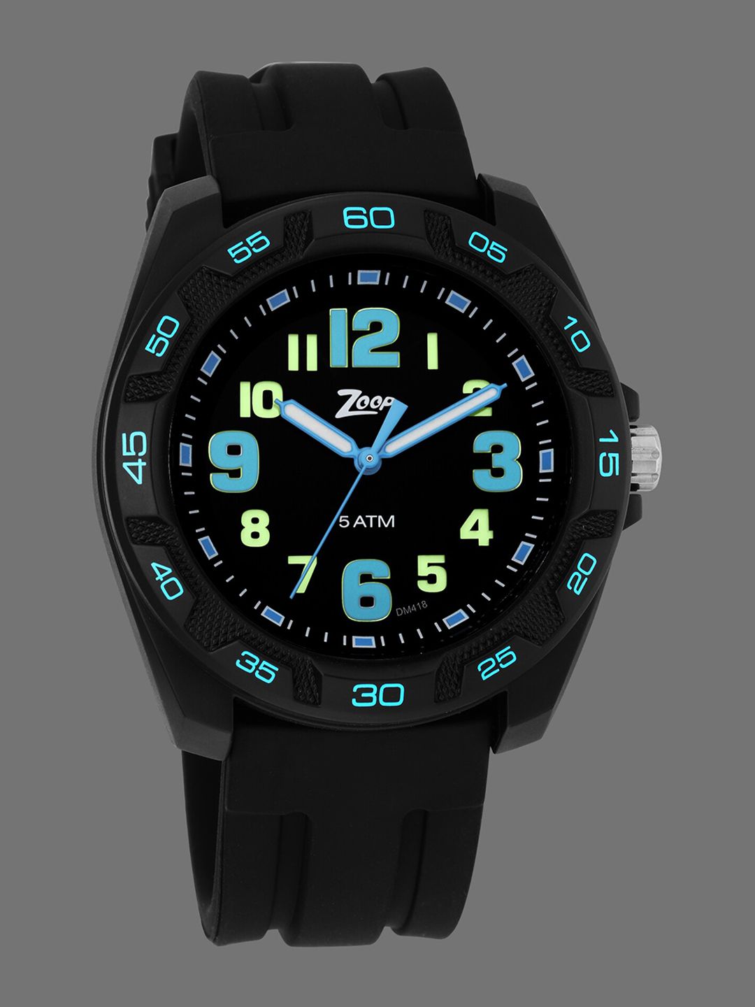 Zoop Unisex Kids Black Dial & Black Straps Analogue Watch 16016PP02-image-3