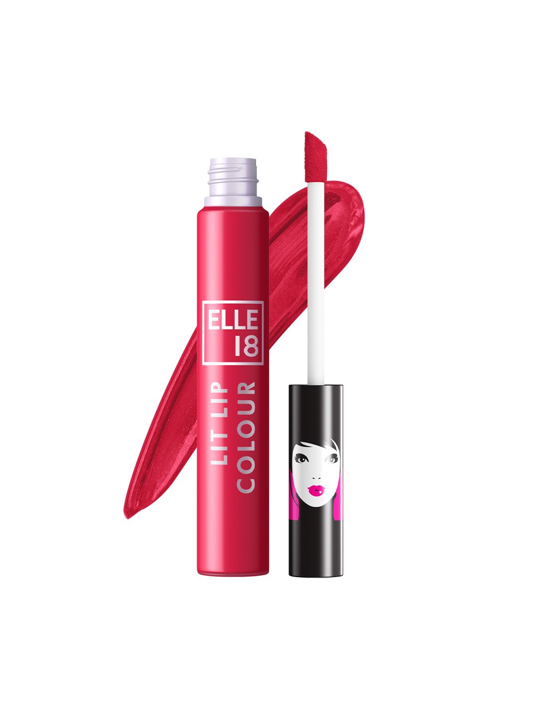 ELLE 18 Liquid Lip Color Smashing Red R50-picture-13