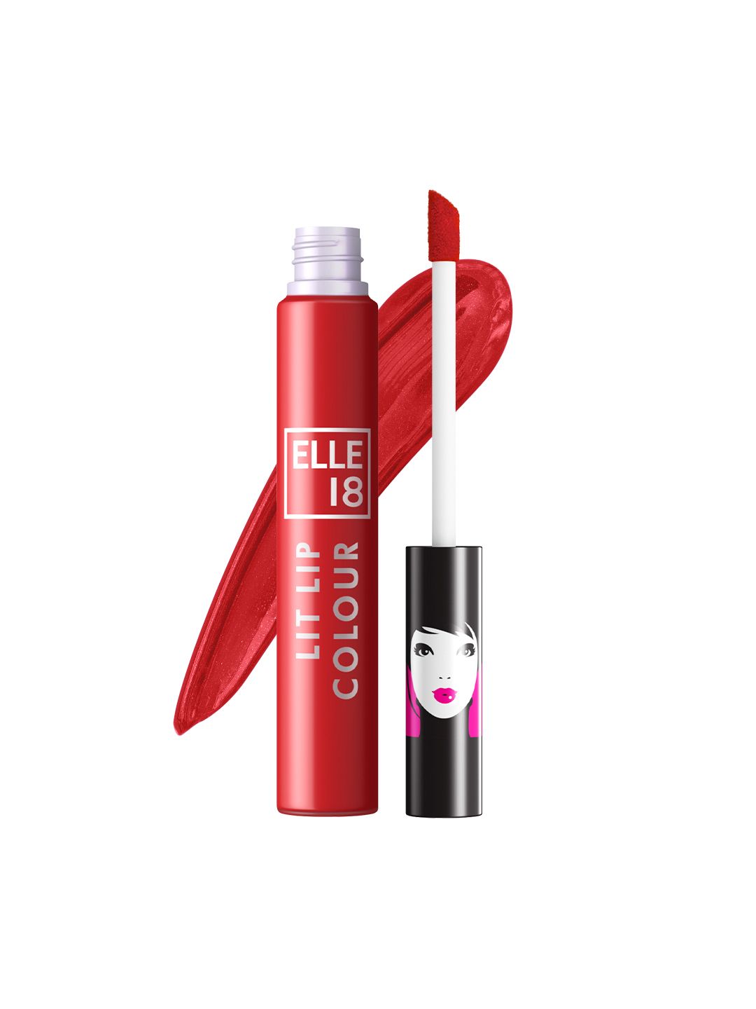 ELLE 18 Liquid Lip Color Rhubarb Red R53-image-2