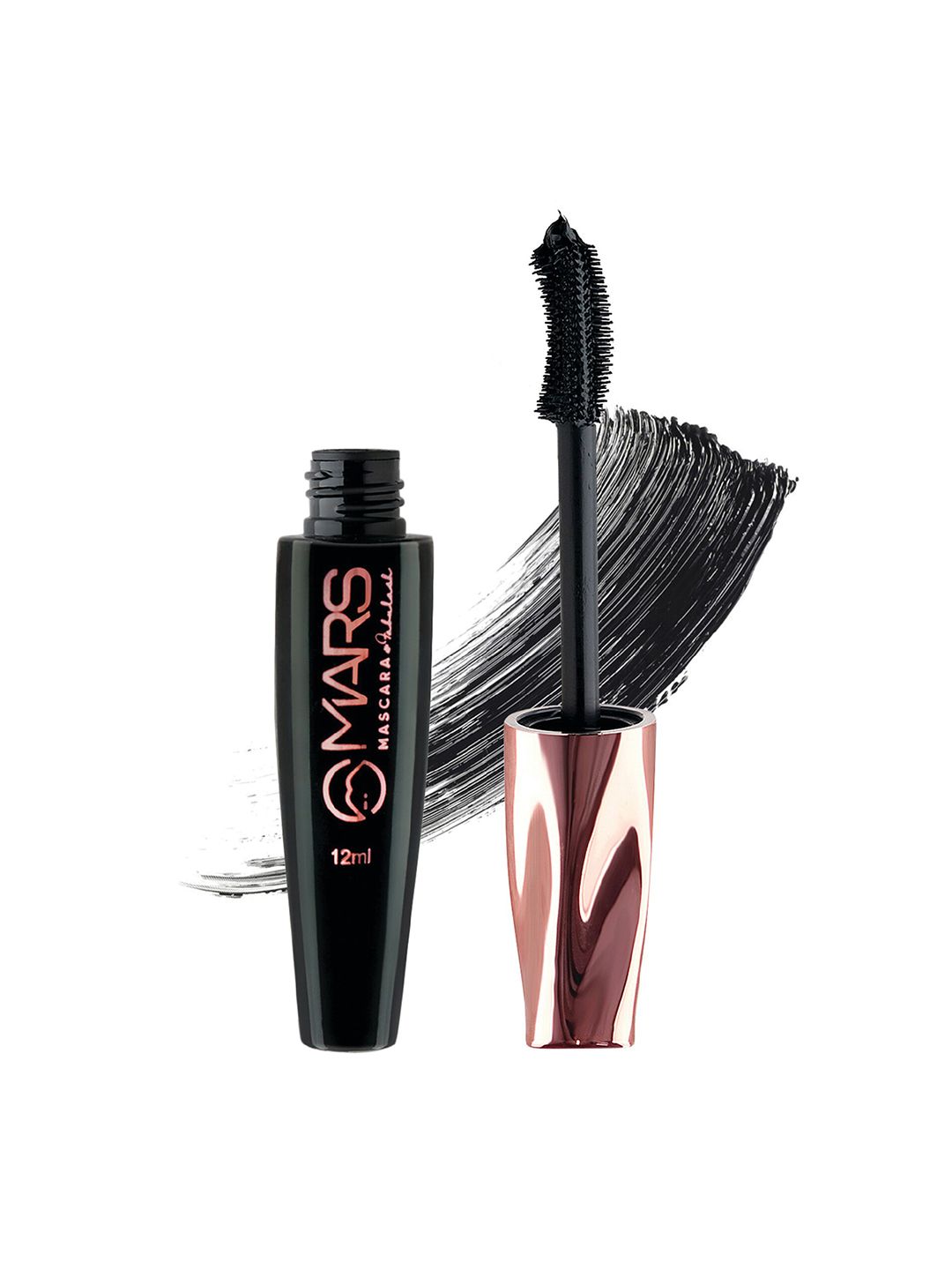 MARS Volumising Smudge & Waterproof Mascara - Black
