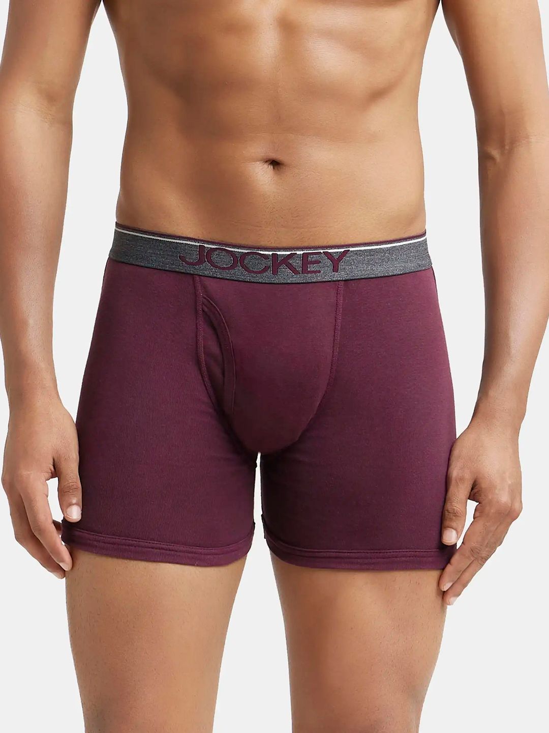Jockey Men Purple Solid Briefs 8009-0105-WINTG