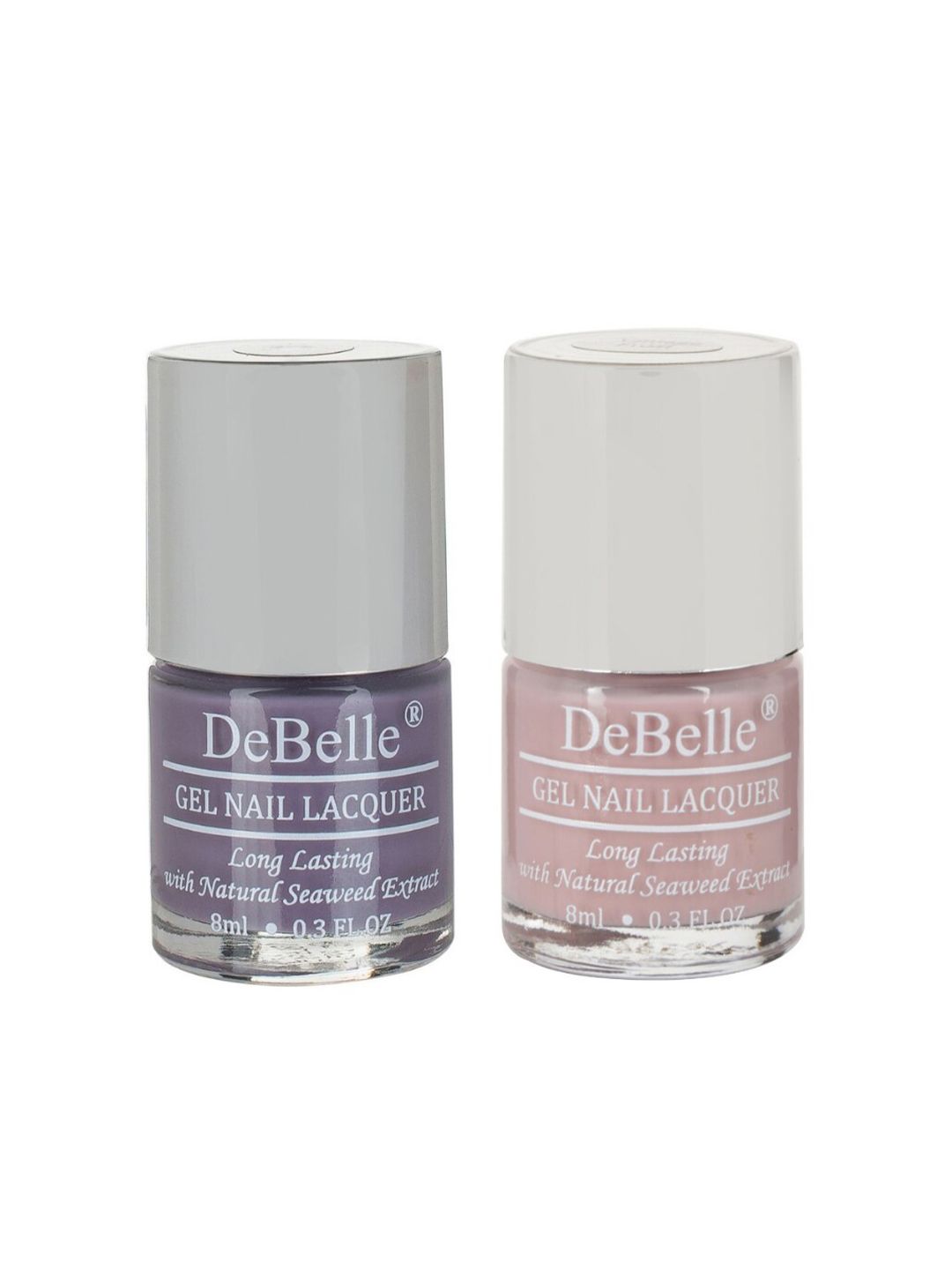 DeBelle Set Of 2 Gel Nail Polish - Viola Dew & Vintage Frost - 8ml-image-34