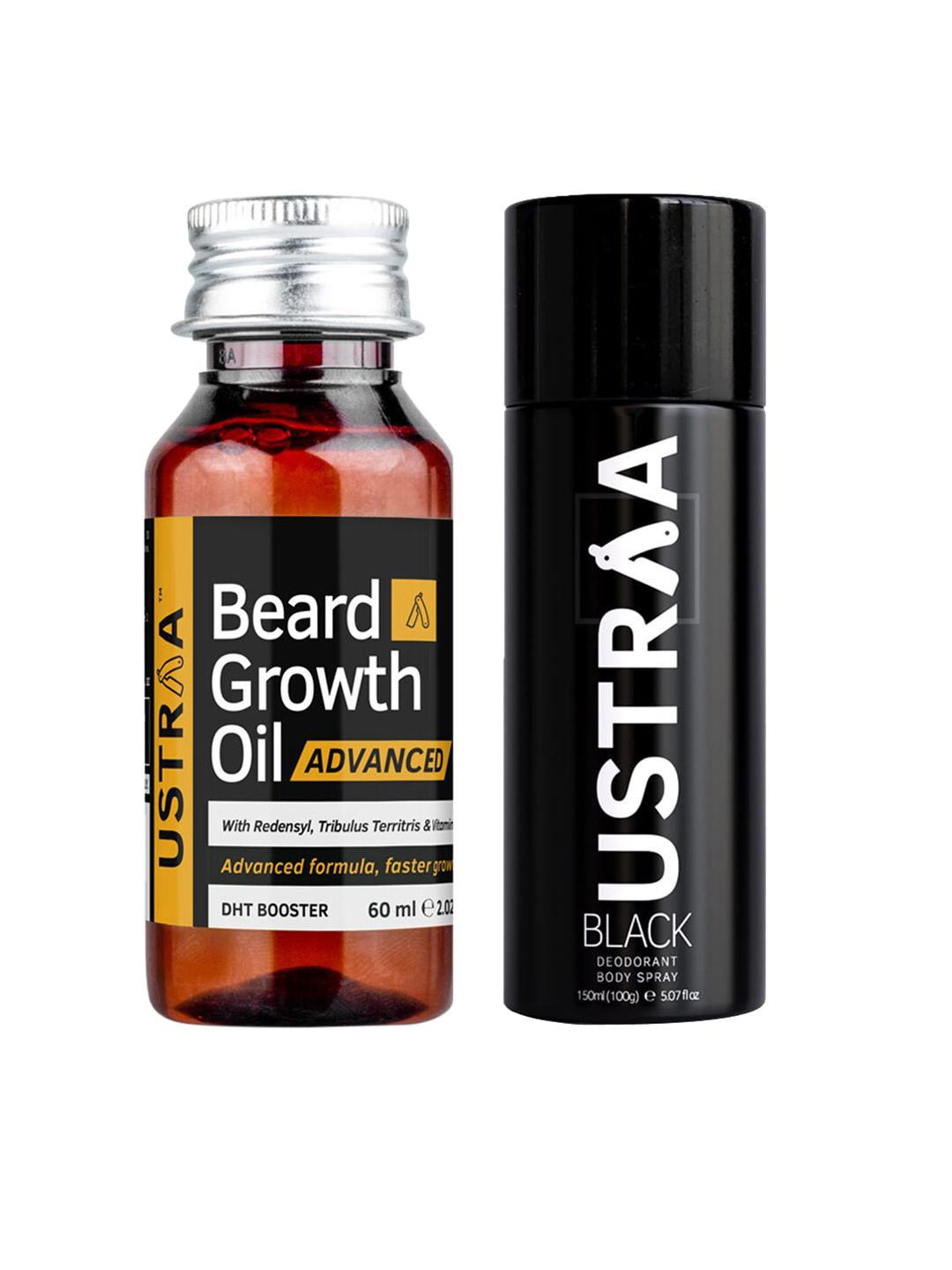 Ustraa Men  Black Deodorant & Beard Growth Oil-picture-14
