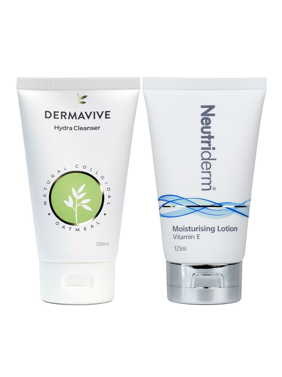 Neutriderm Pre-Makeup Skincare Combo with Vitamin E Moisturiser & Dermavive Hydra Cleanser-image-3