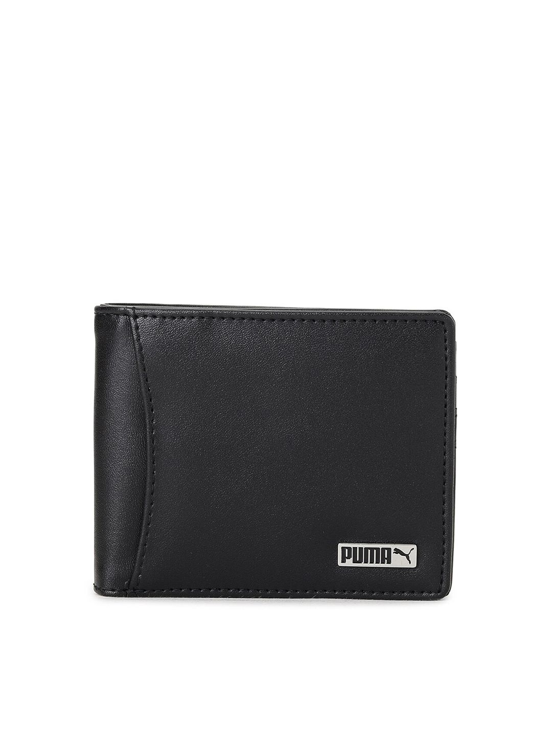 Puma Men Black Two Fold Core Wallet