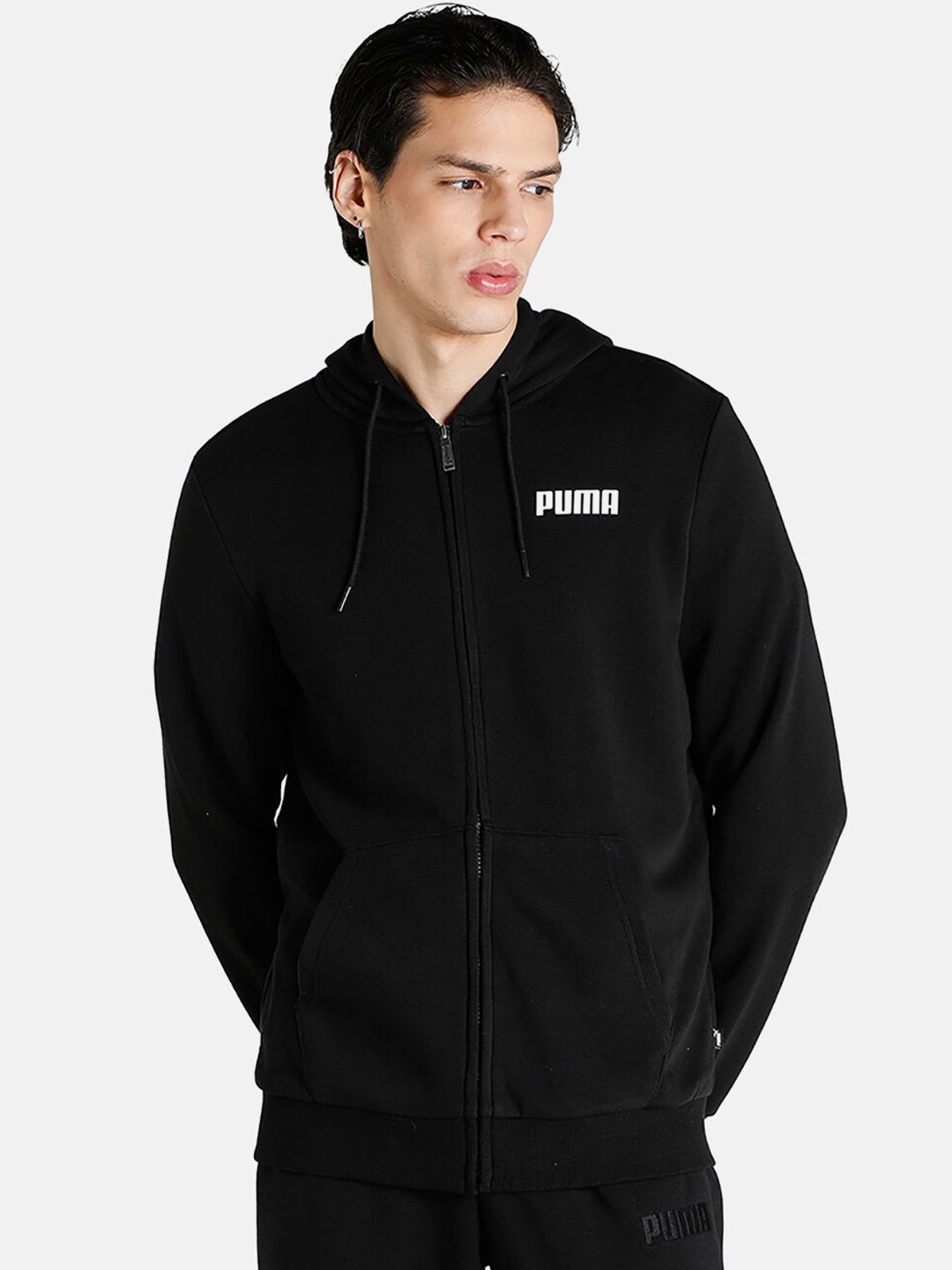 Puma Men Black Bomber Track Jacket