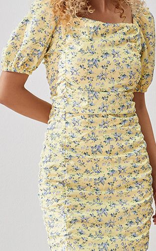 bodycon rose gold dress Plus Size Mint Green Ditsy Print Tie Front Spaghetti Strap Midi Dress Sage Ditsy / 1X-2X-3X/1-2-1 main image 0