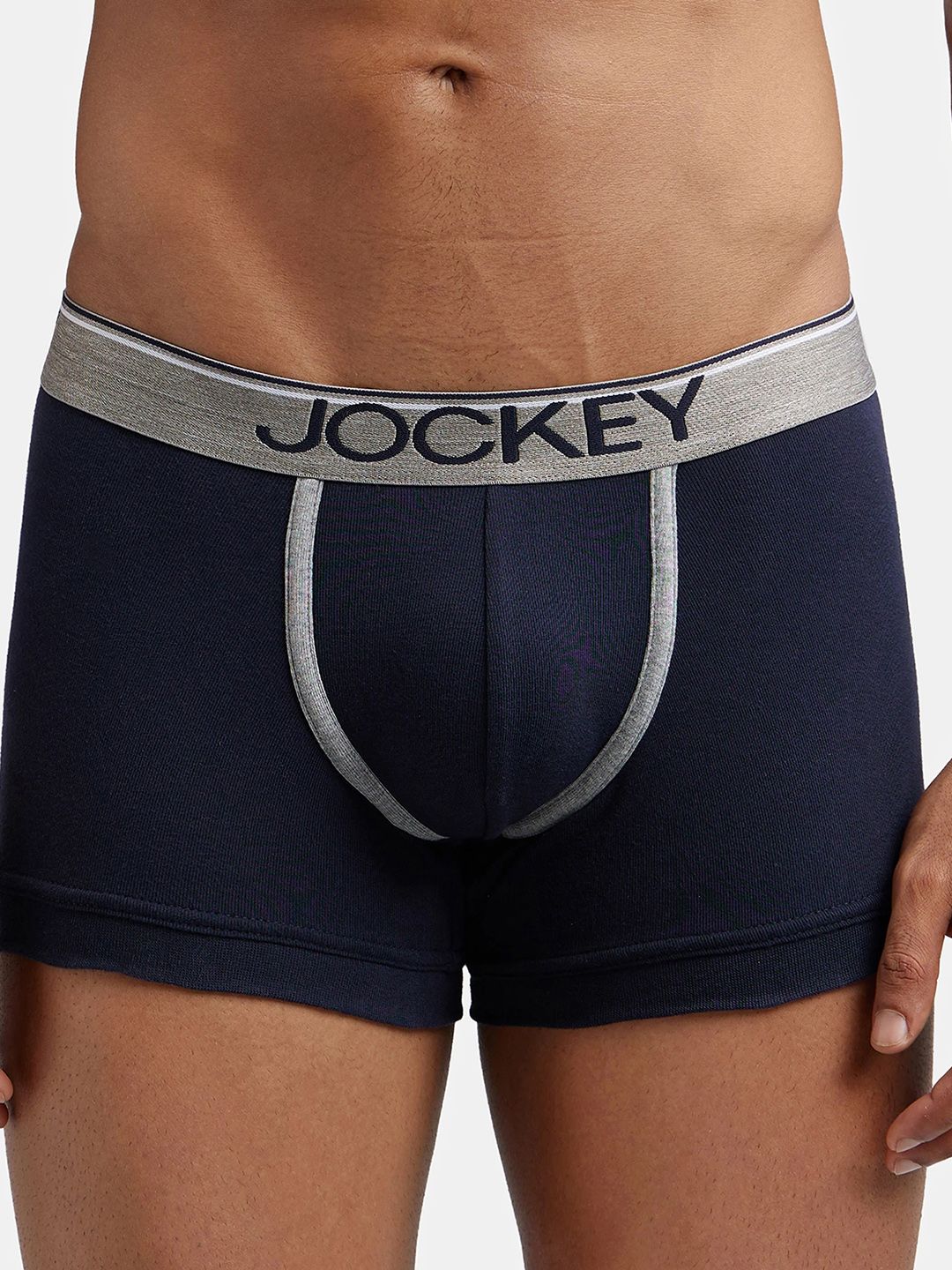 Jockey Men Super Combed Cotton Rib Solid Trunks with Ultrasoft Waistband 8015-0105-picture-44
