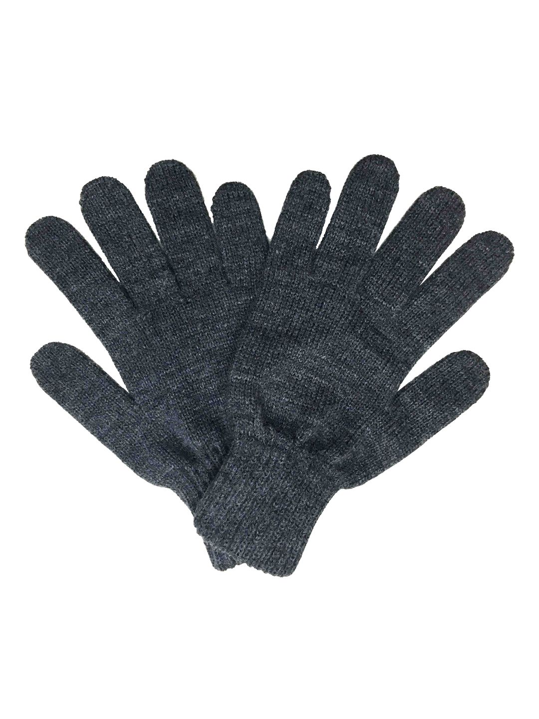 Gajraj Men Coel Grey Winter Woolen Gloves-picture-9