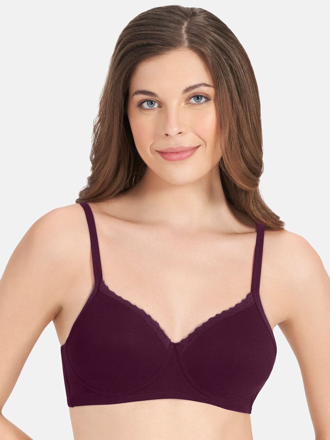 Amante Solid Padded Wirefree Cotton Casual T-shirt Bra - BRA10202-image-22