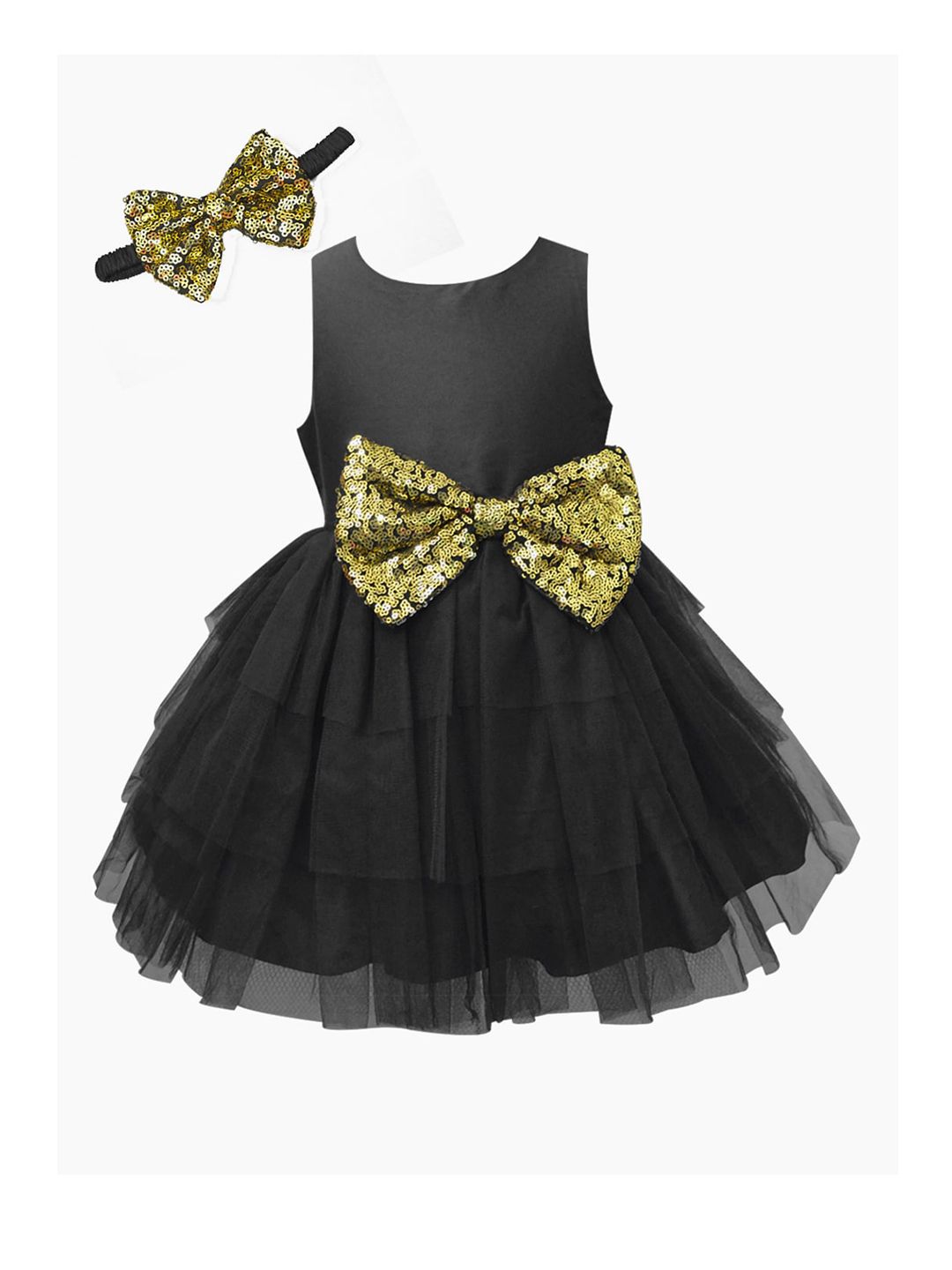 a.t.u.n. A T U N Black Net Dress-picture-17