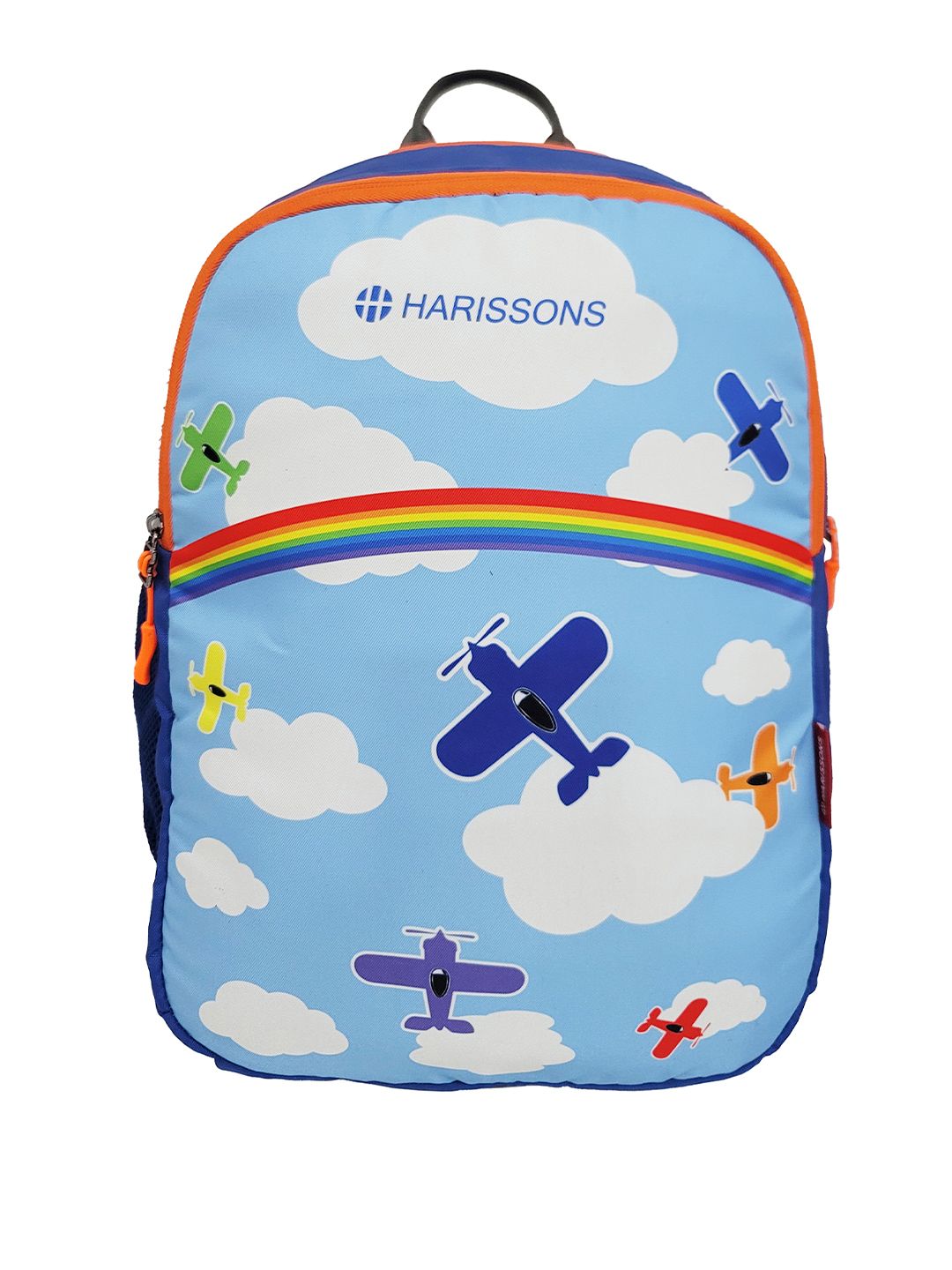Harissons Unisex Blue Graphic Printed Backpack-picture-40