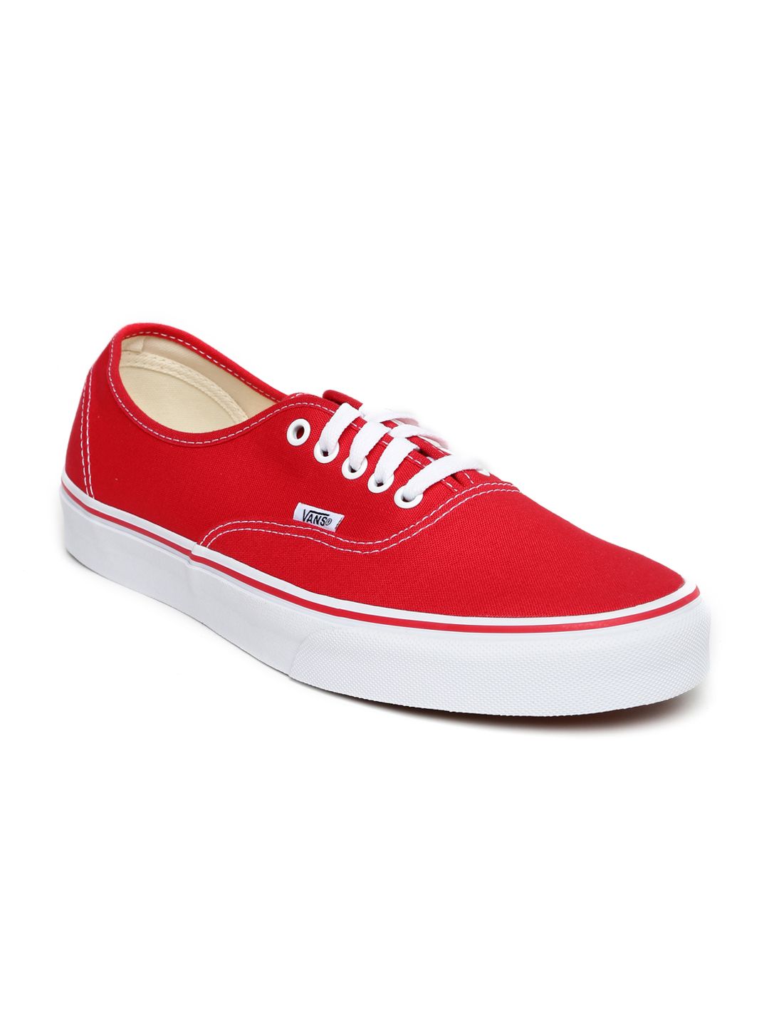 solid red vans