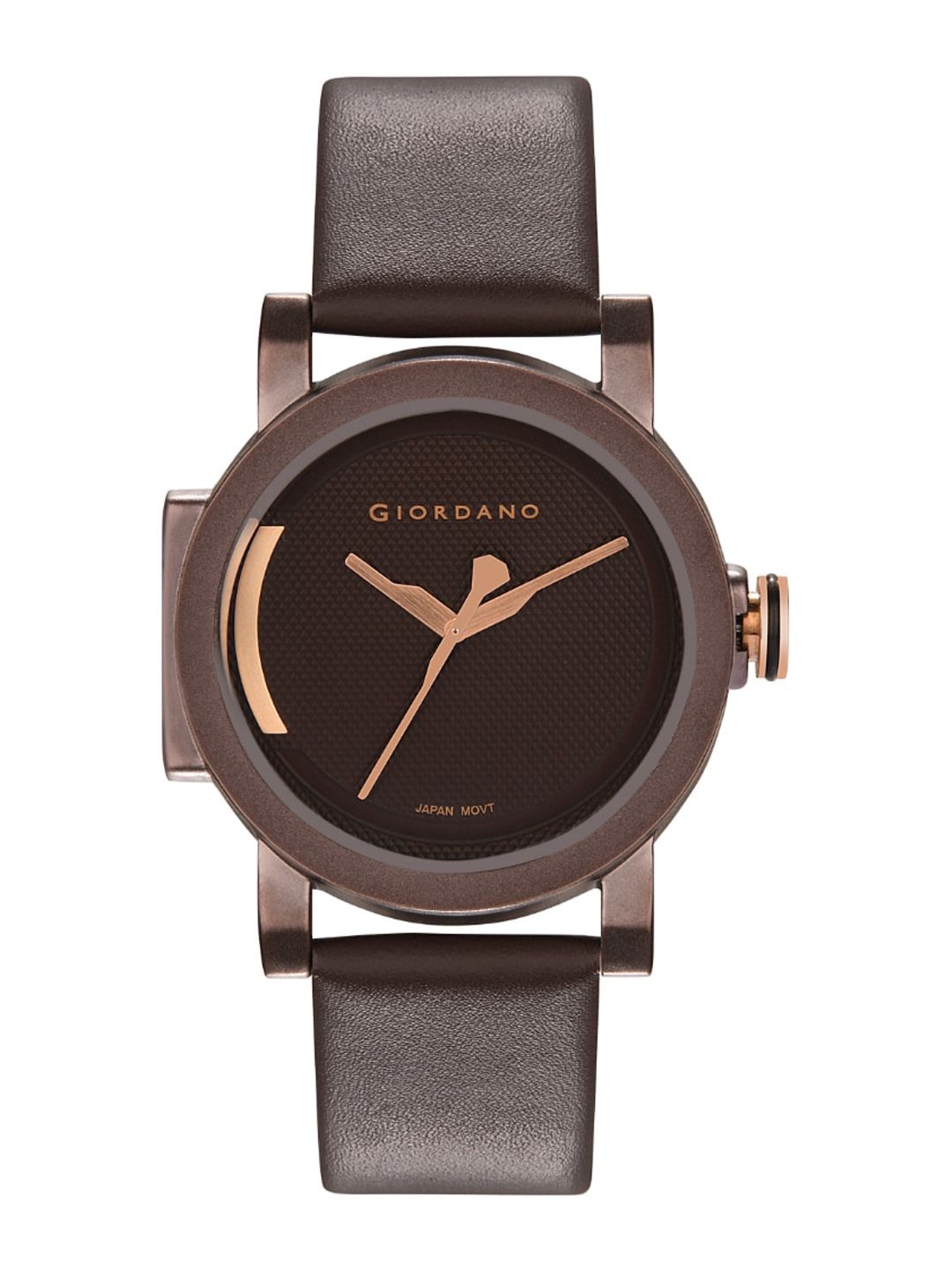 Giordano watch leather discount strap