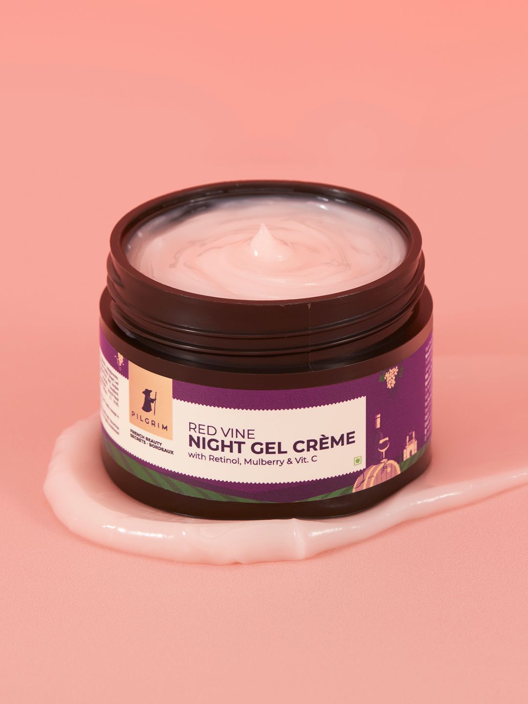 Pilgrim Red Vine Night Gel Creme with Retinol & Vitamin C For Anti Ageing & Pigmentation-picture-37