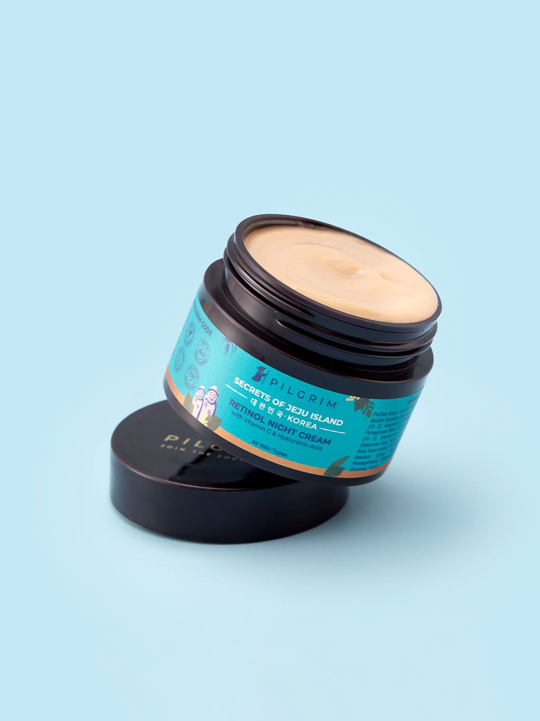 Pilgrim Retinol Anti-Ageing Night Cream with Vitamin C & Hyaluronic Acid for Wrinkles-50g-picture-8