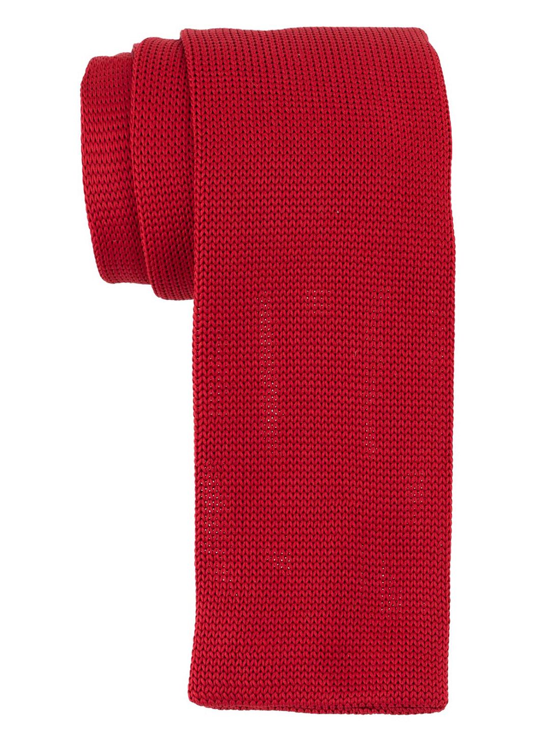 The Tie Hub Men Maroon Woven Design Broad Tie-image-17