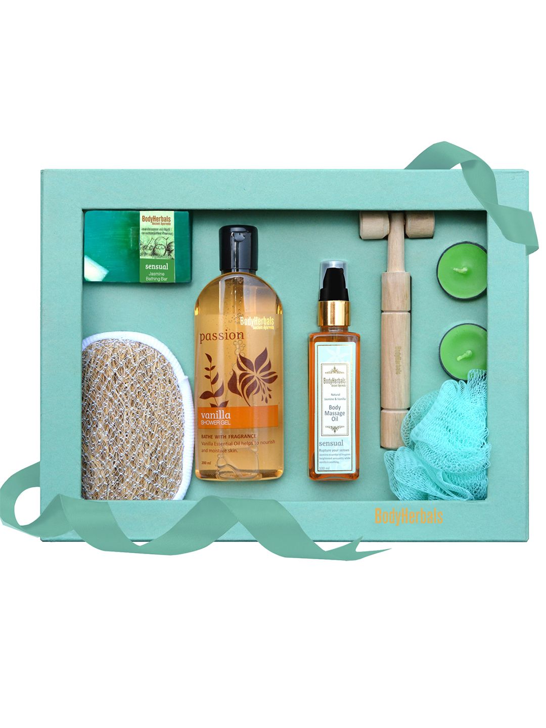 BodyHerbals 8 Pcs Jasmine & Vanilla Bath & Body Gift Set-image-6