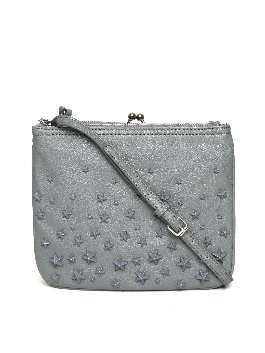 Nine West Nw60388662 Grey Star Studded Sling Bag Best Price In Grey Star Studded Sling Bag