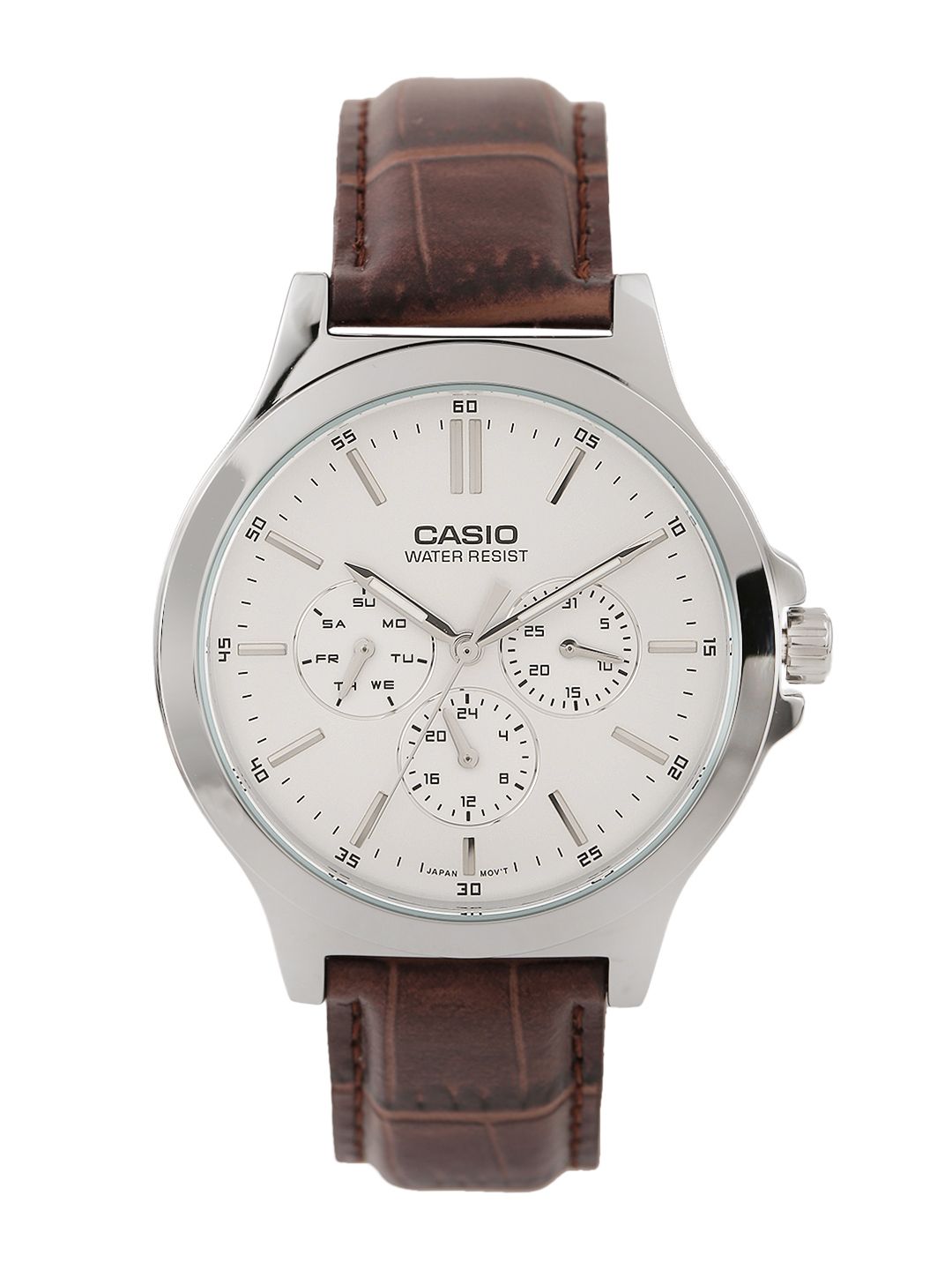 Casio Enticer Men Silver Analogue watch A1177 MTP-V300L-7AUDF-image-2