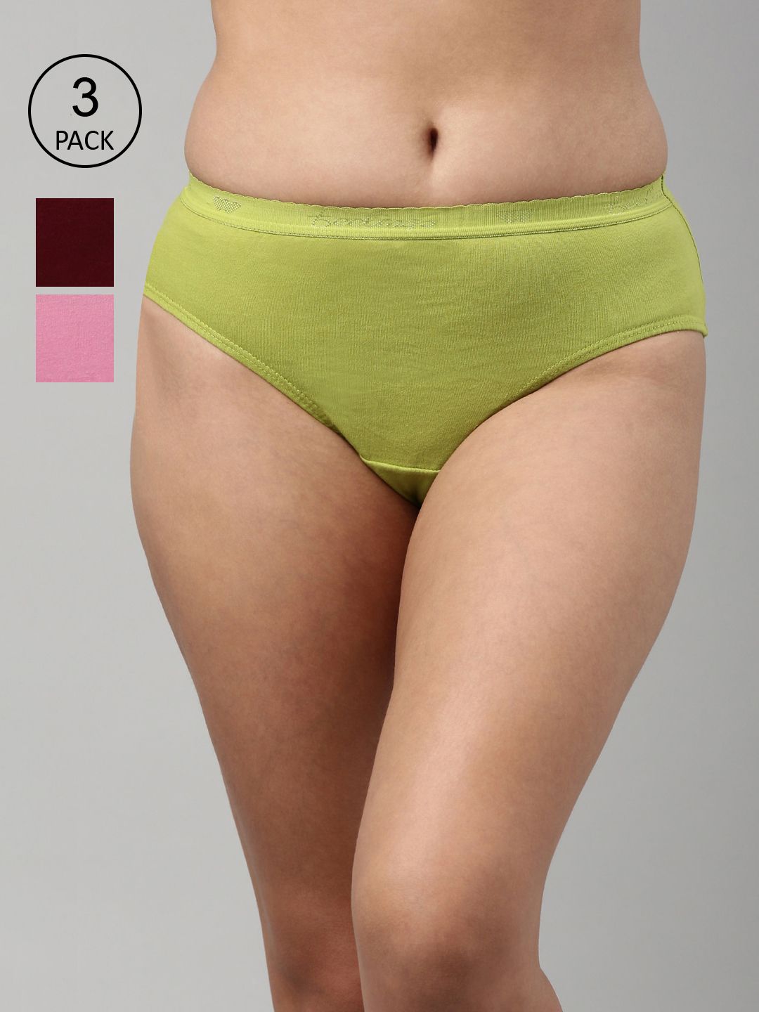 Feelings Women Pack Of 3 Assorted Cotton Hipster Briefs AMELIE4PLIE103_XXL-picture-41