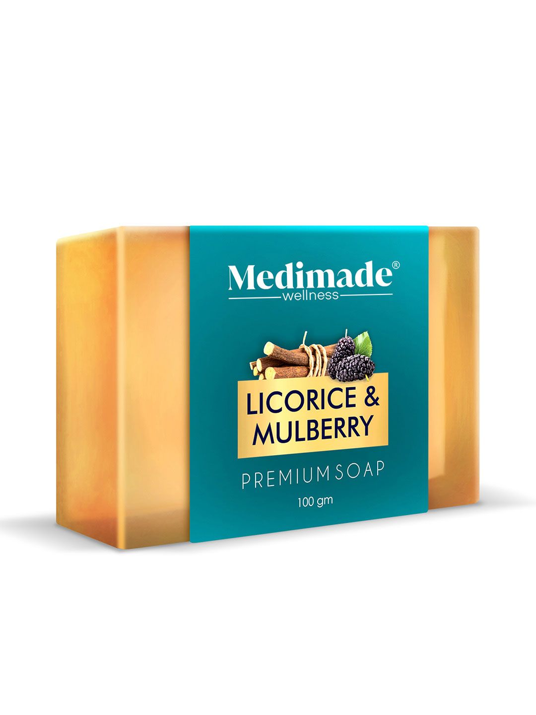 Medimade Licorice & Mulberry Handmade Bathing Soap For Skin Brighting & Lighting-100g-picture-19