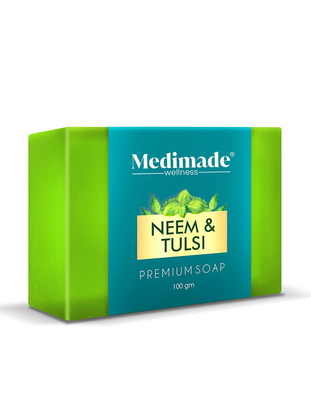 Medimade Anti Bacterial & Anti Acne Neem & Tulsi Handmade Soap For Clean & Clear Skin-100g-picture-43