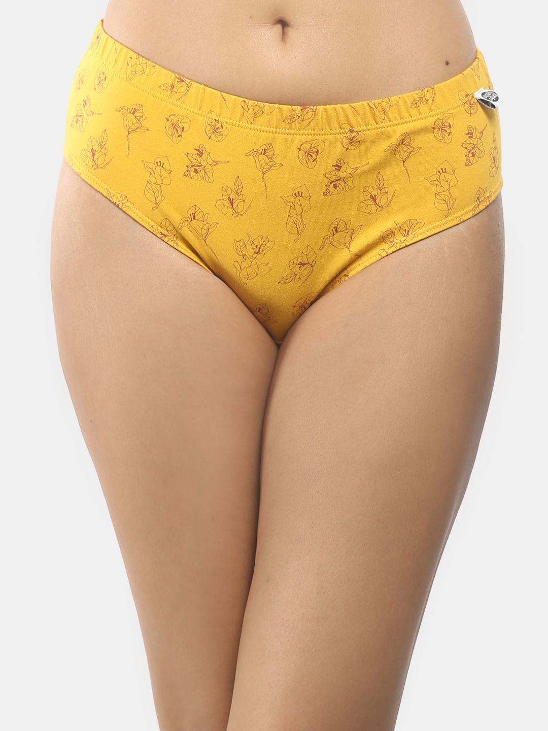 Wear Equal Women Mustard Printed Bikini 002/BA/Mustard/AOP-picture-22
