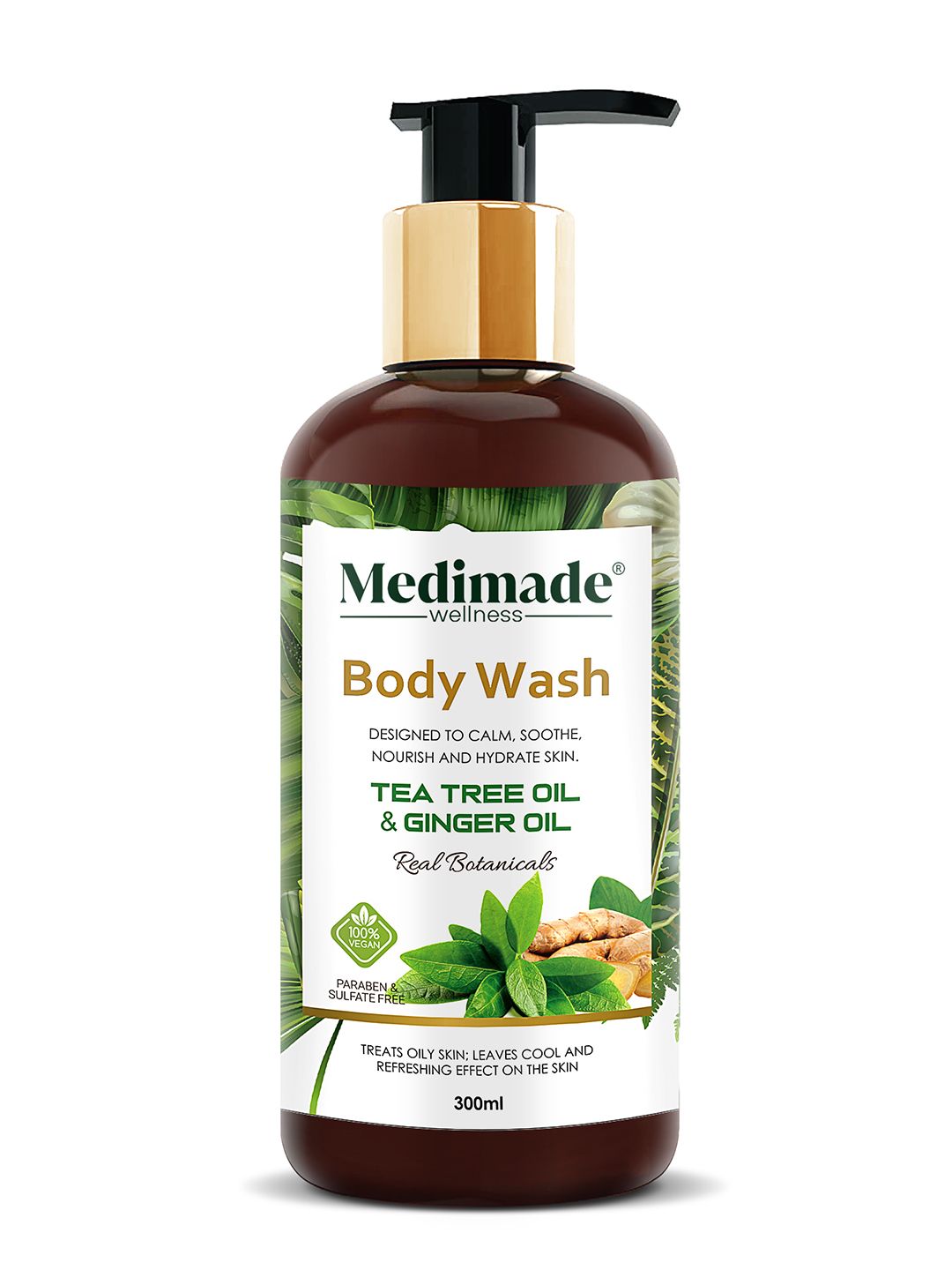 Medimade Tea Tree Oil and Ginger Oil Body Wash - 300 ml-picture-39