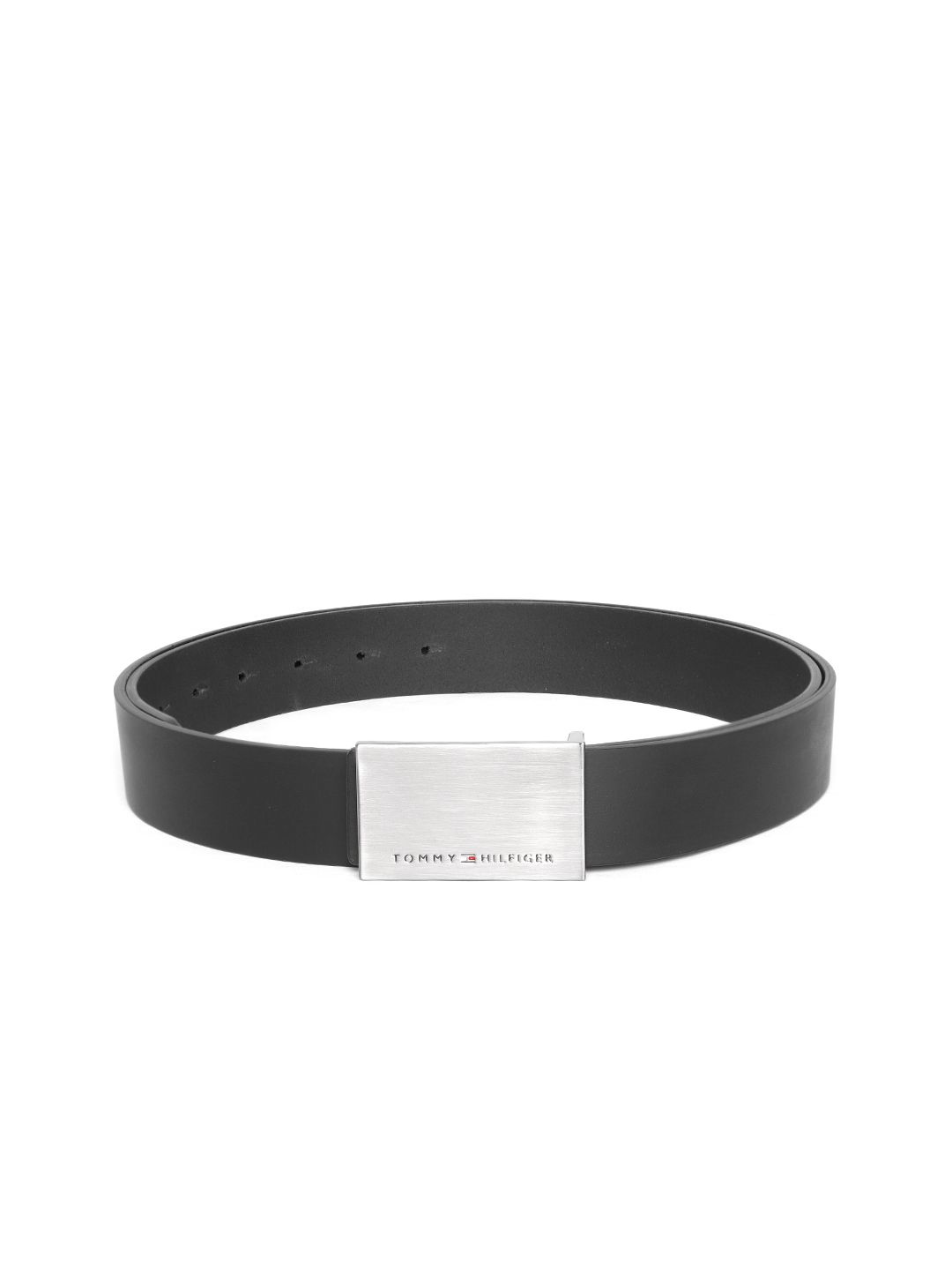 Tommy Hilfiger Men Black Solid Leather Belt-picture-49
