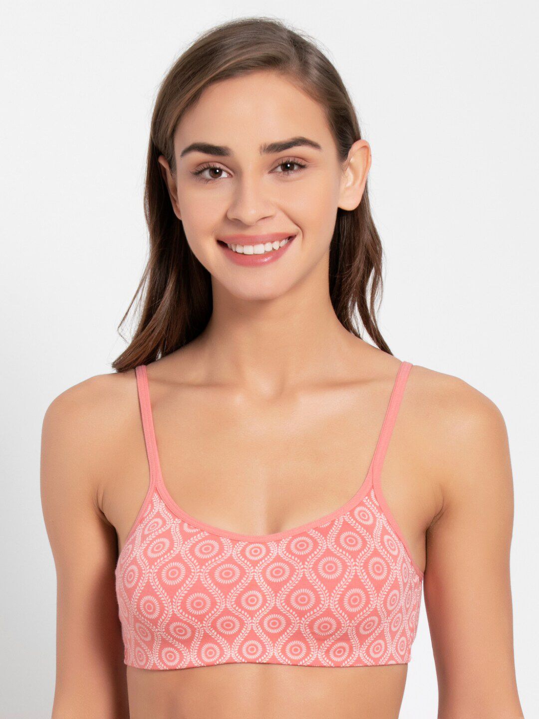 Buy Jockey Jockey White Cotton Sports Bra at Redfynd