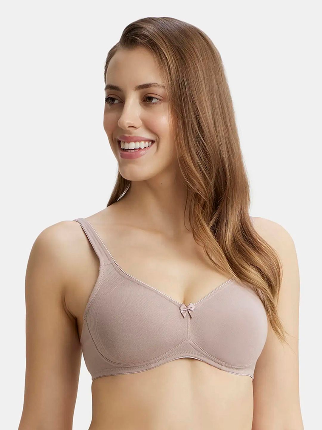 Jockey Non-Wired Non Padded Super Combed Cotton Stretch Full Coverage Bra 1250-0105-picture-24
