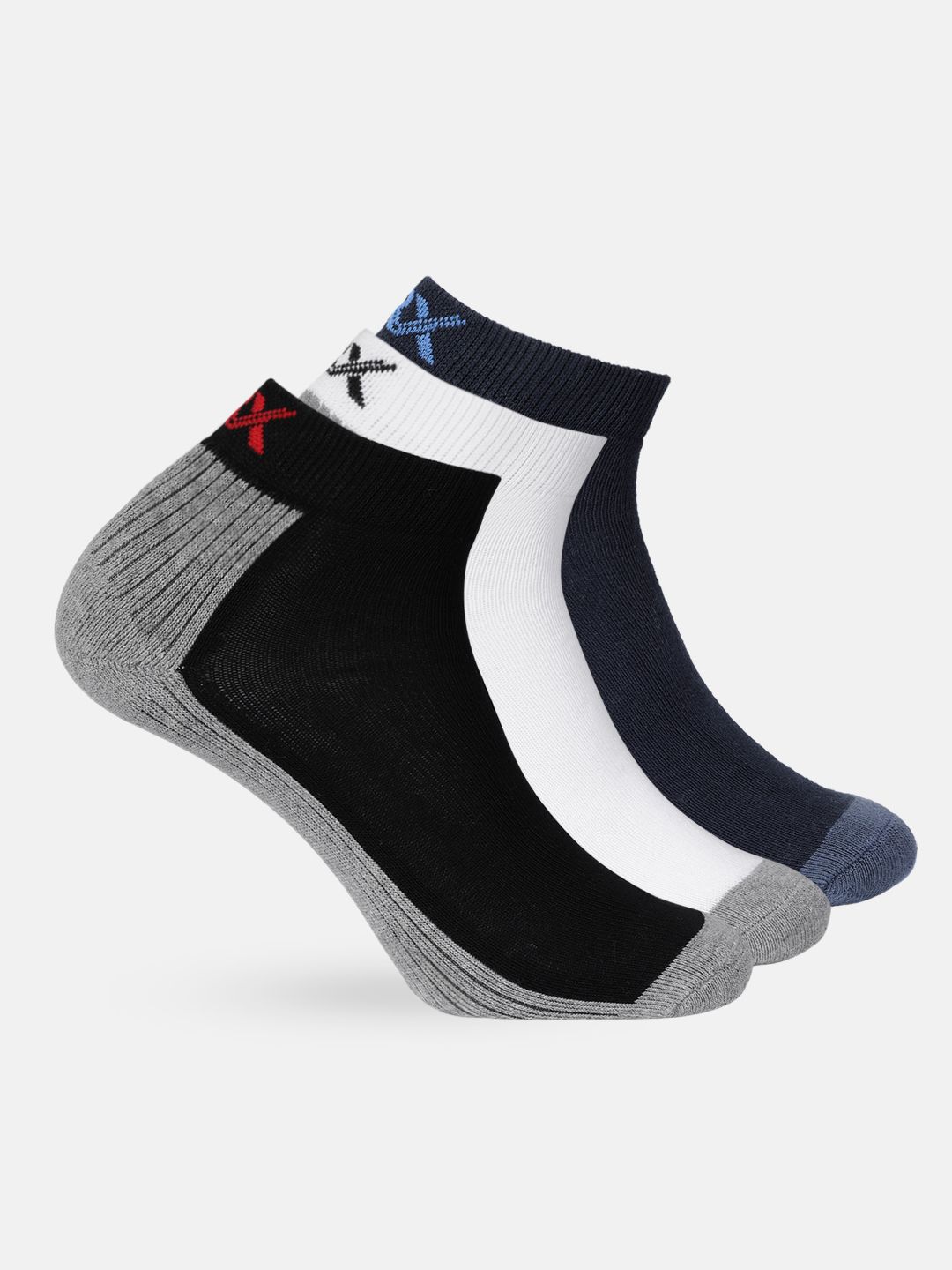 HRX by Hrithik Roshan Men Ankle length Pack of 3 Terry Socks-picture-10