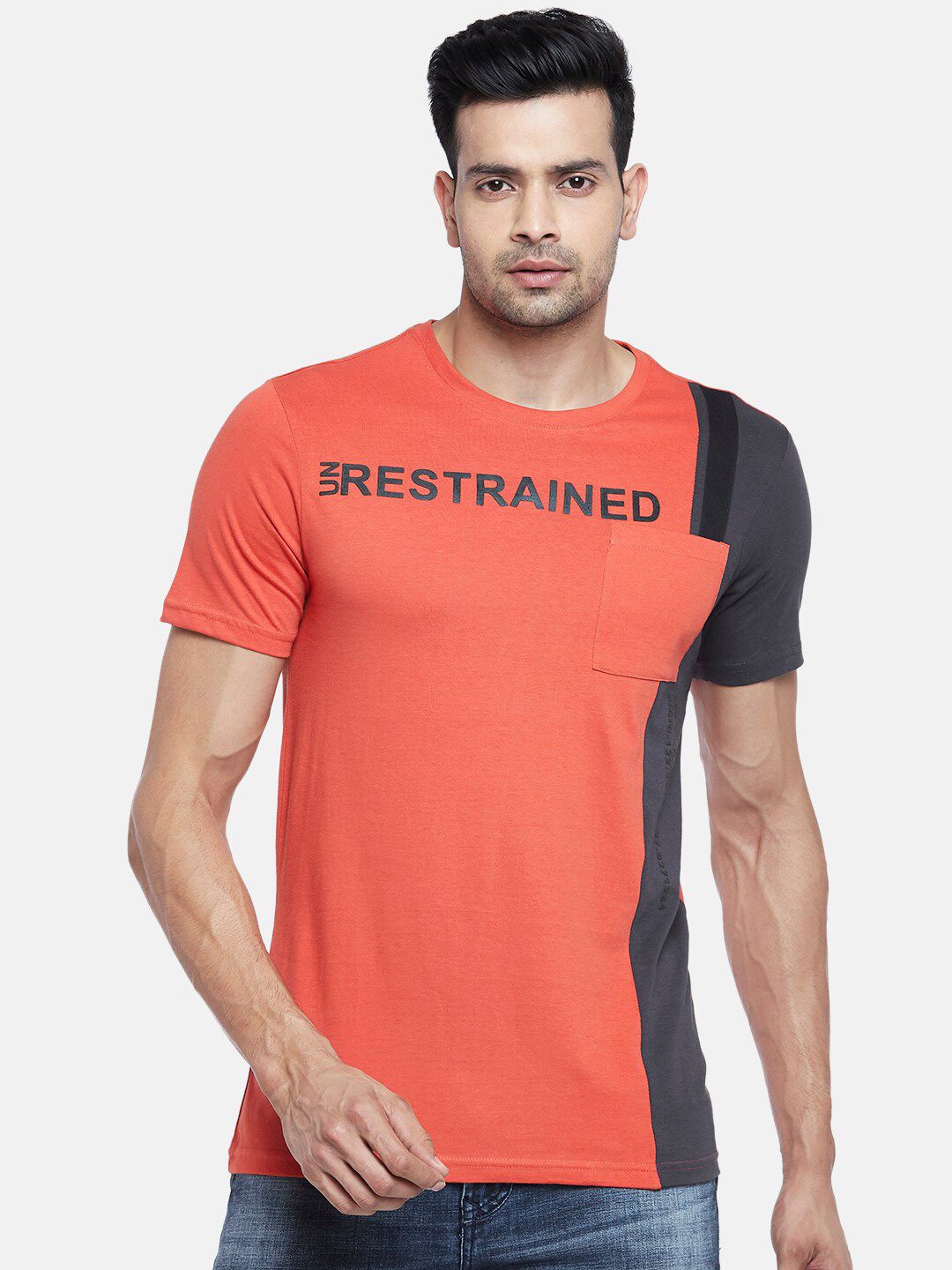 30% OFF on SF JEANS by Pantaloons Grey Top on Myntra
