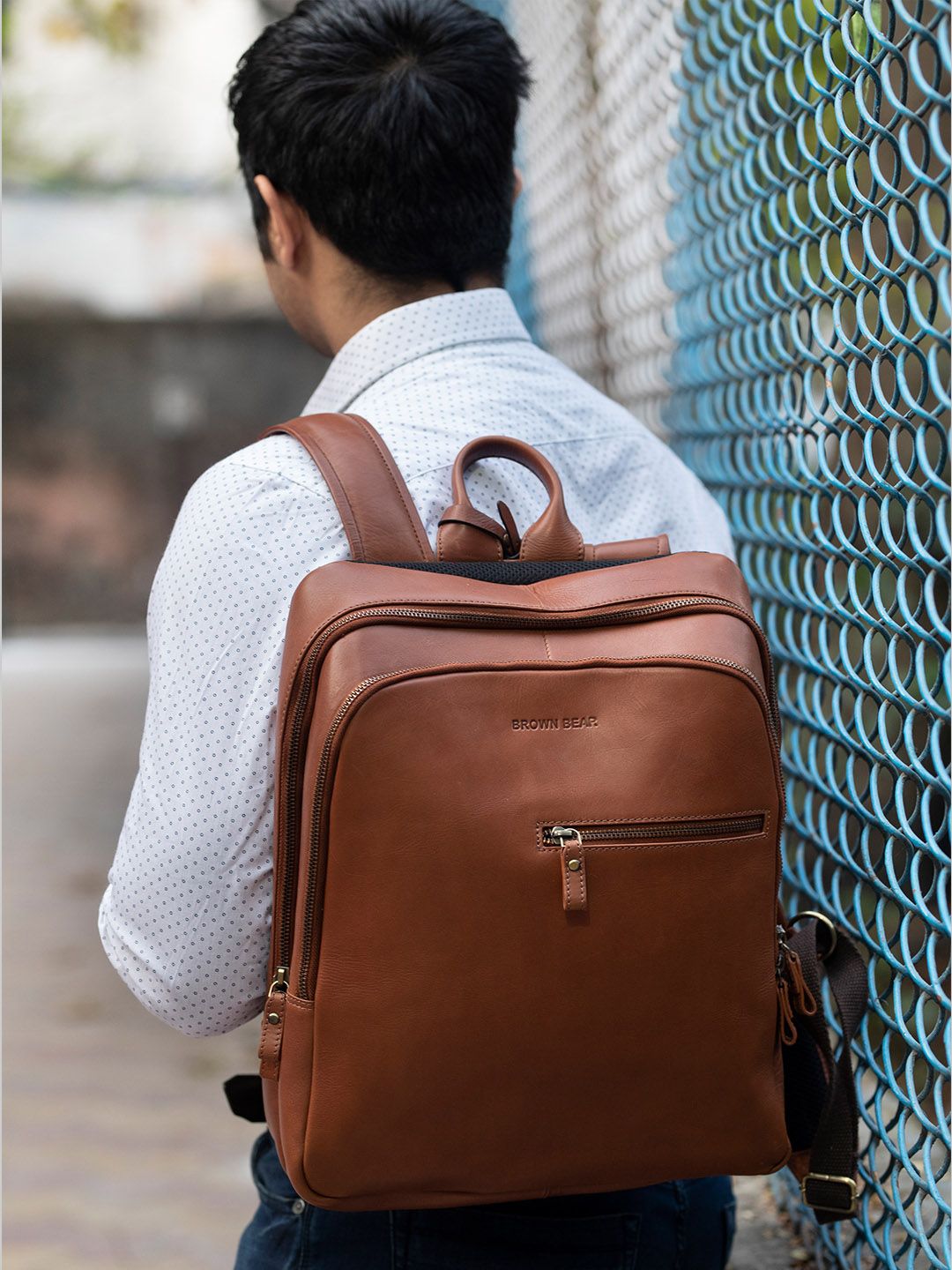 BROWN BEAR Unisex Tan Backpack-picture-46