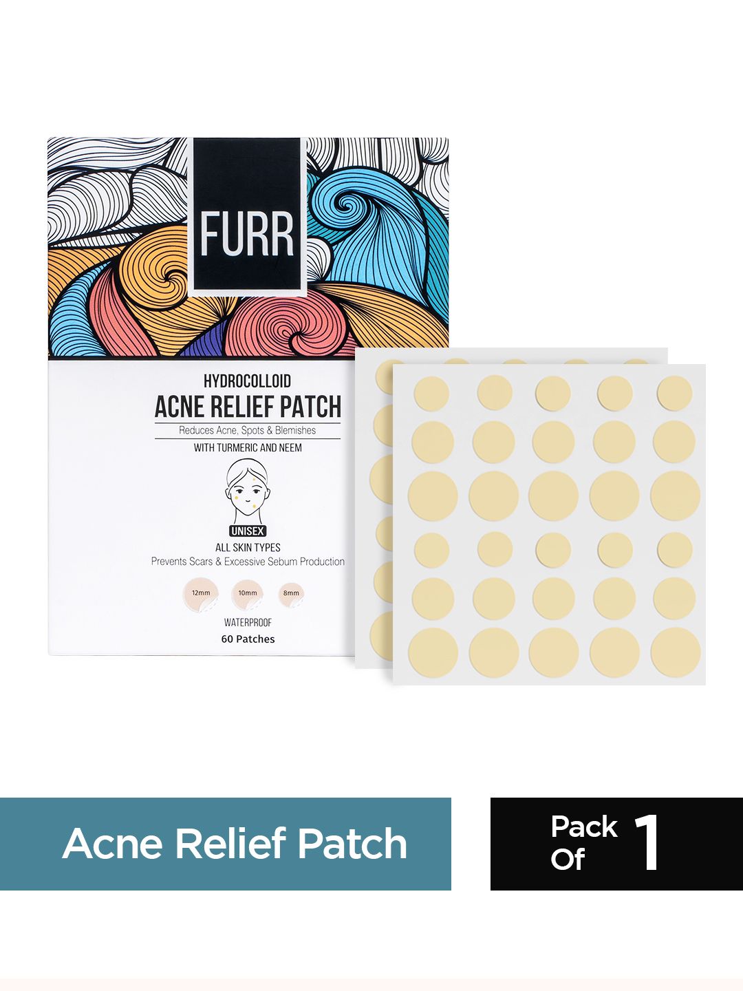 PEESAFE FURR Set of 60 Acne Relief Patches-picture-48