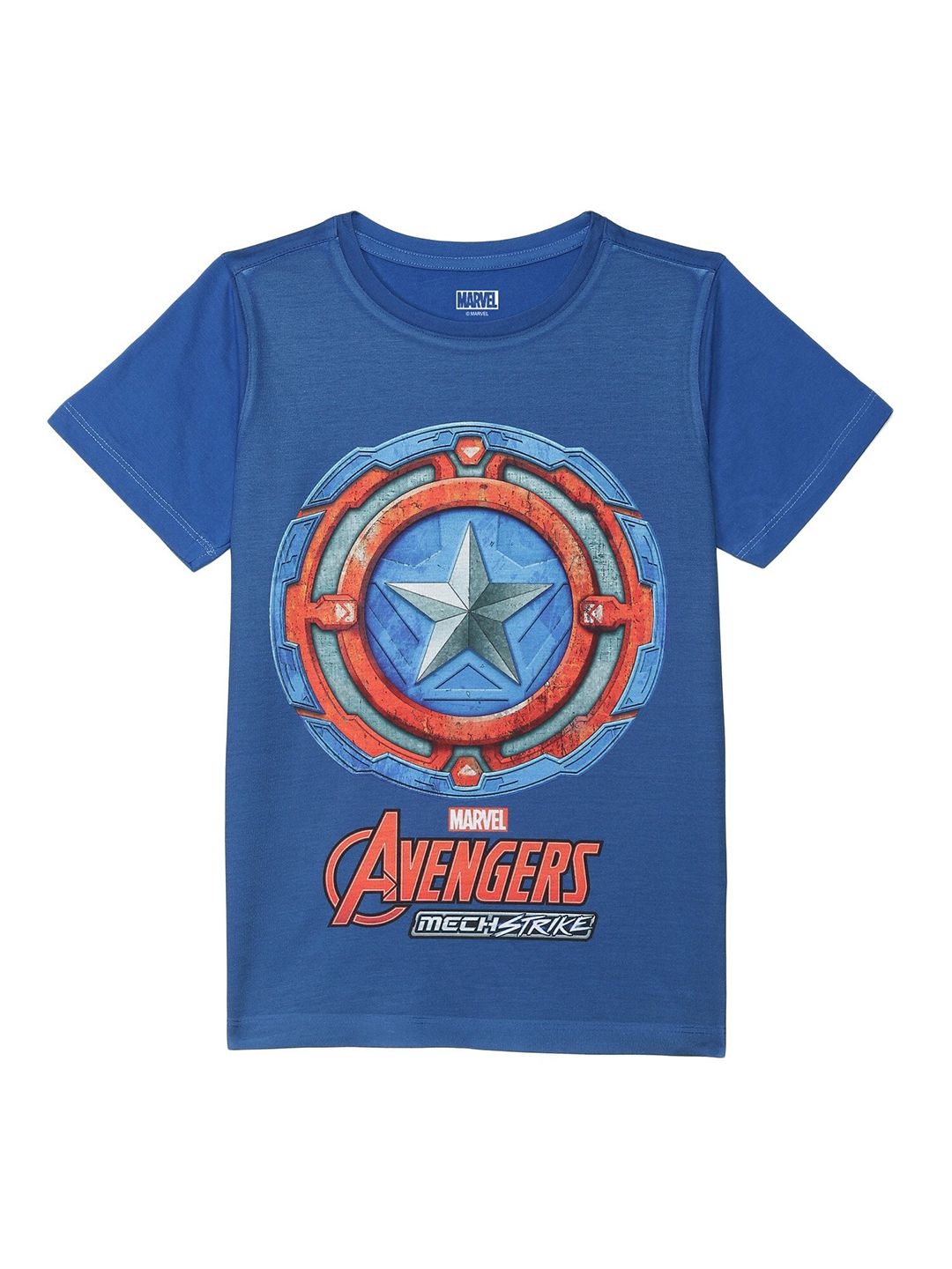 Marvel by Wear Your Mind Boys Blue Avengers Printed T-shirt-picture-33