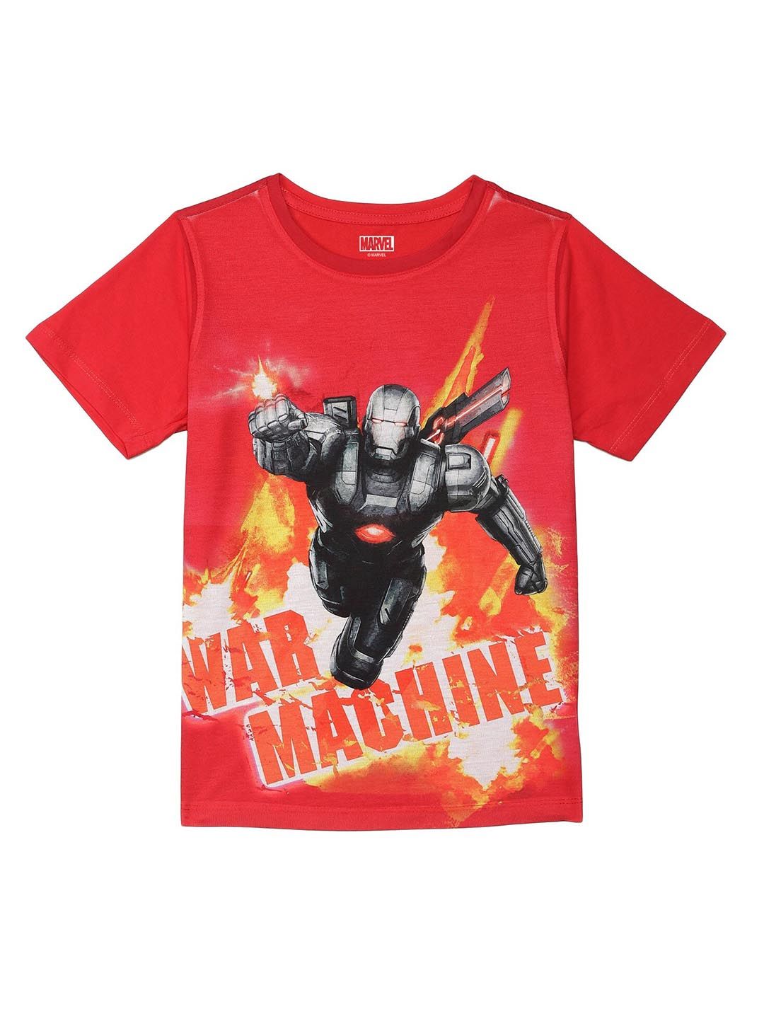 Marvel by Wear Your Mind Boys Red War Machine Printed T-shirt-picture-20