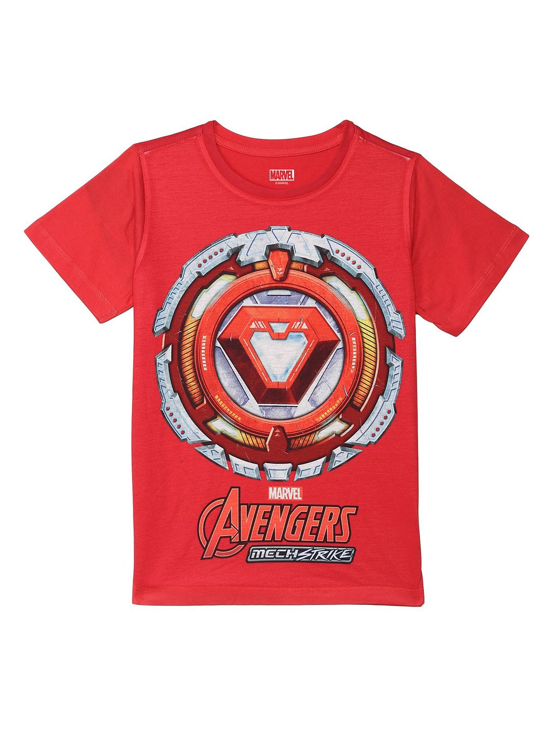 Marvel by Wear Your Mind Boys Red Iron Man Printed T-shirt-picture-40