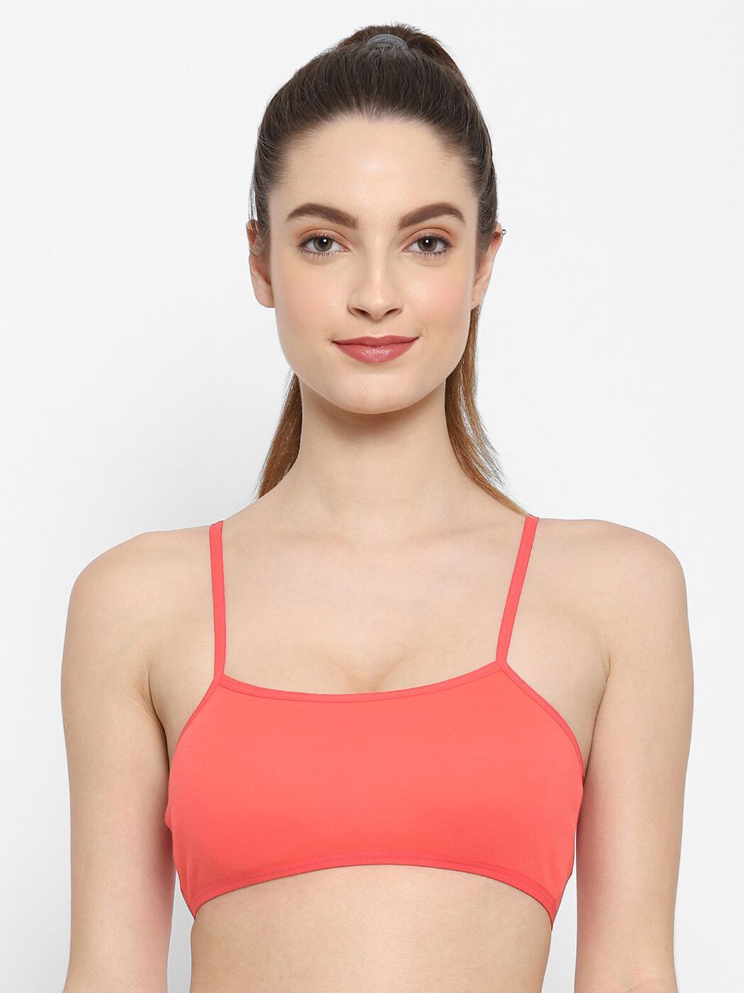 Buy Camey Camey Women Cream-Coloured Non Padded Non Wired Sports Bra at  Redfynd